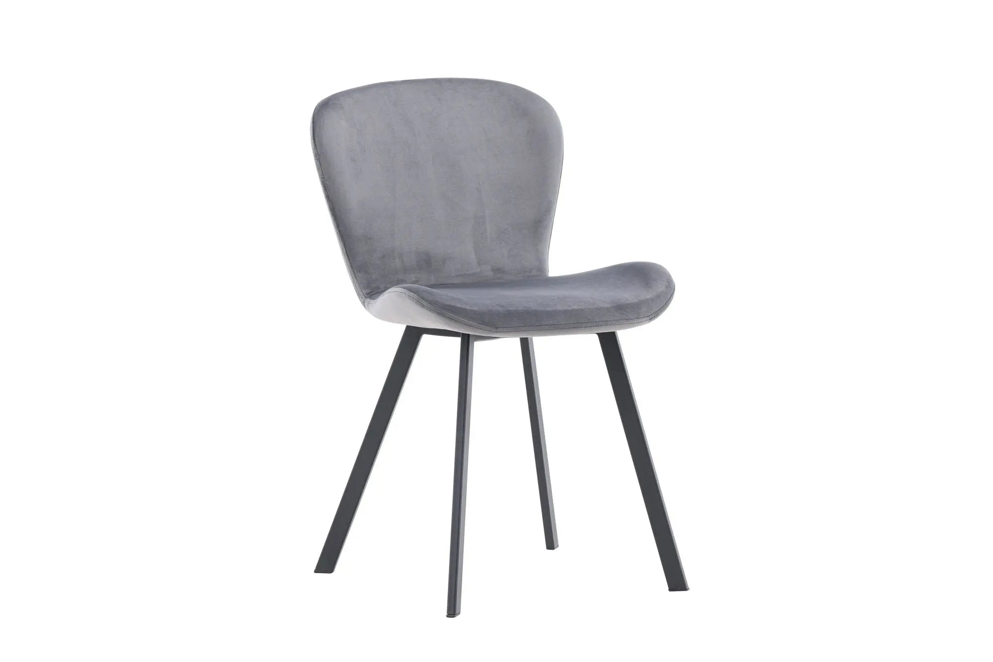 Lot de 2 chaises de salle à manger Lilja - 50 x 48 x 80 - Acier