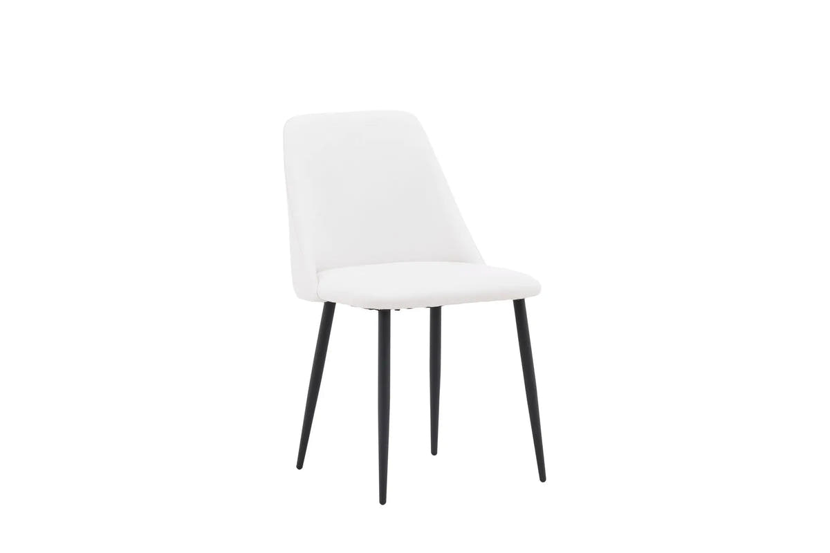 Lot de 2 chaises de salle à manger Night - 56 x 49 x 87 - Acier