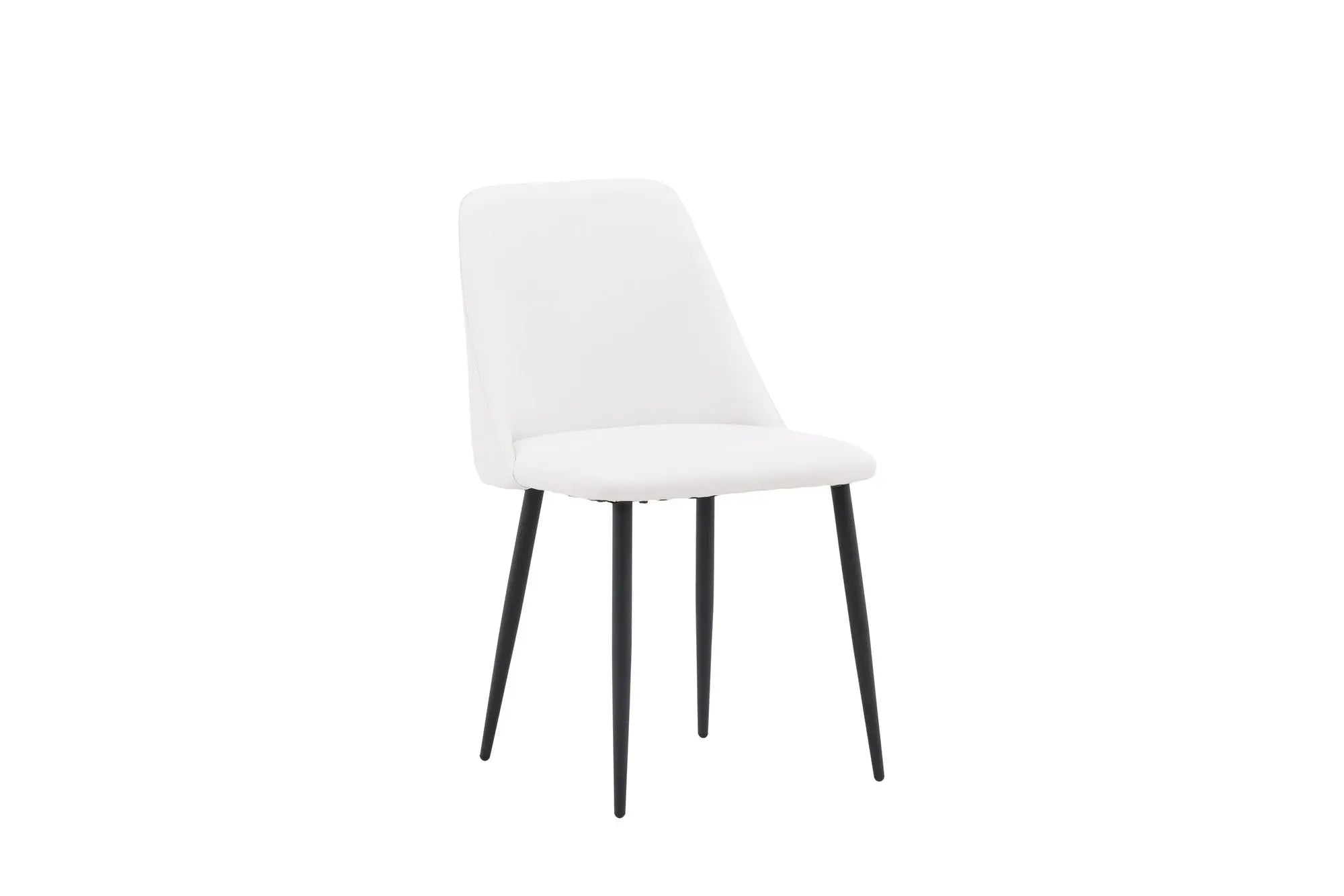 Lot de 2 chaises de salle à manger Night - 56 x 49 x 87 - Acier