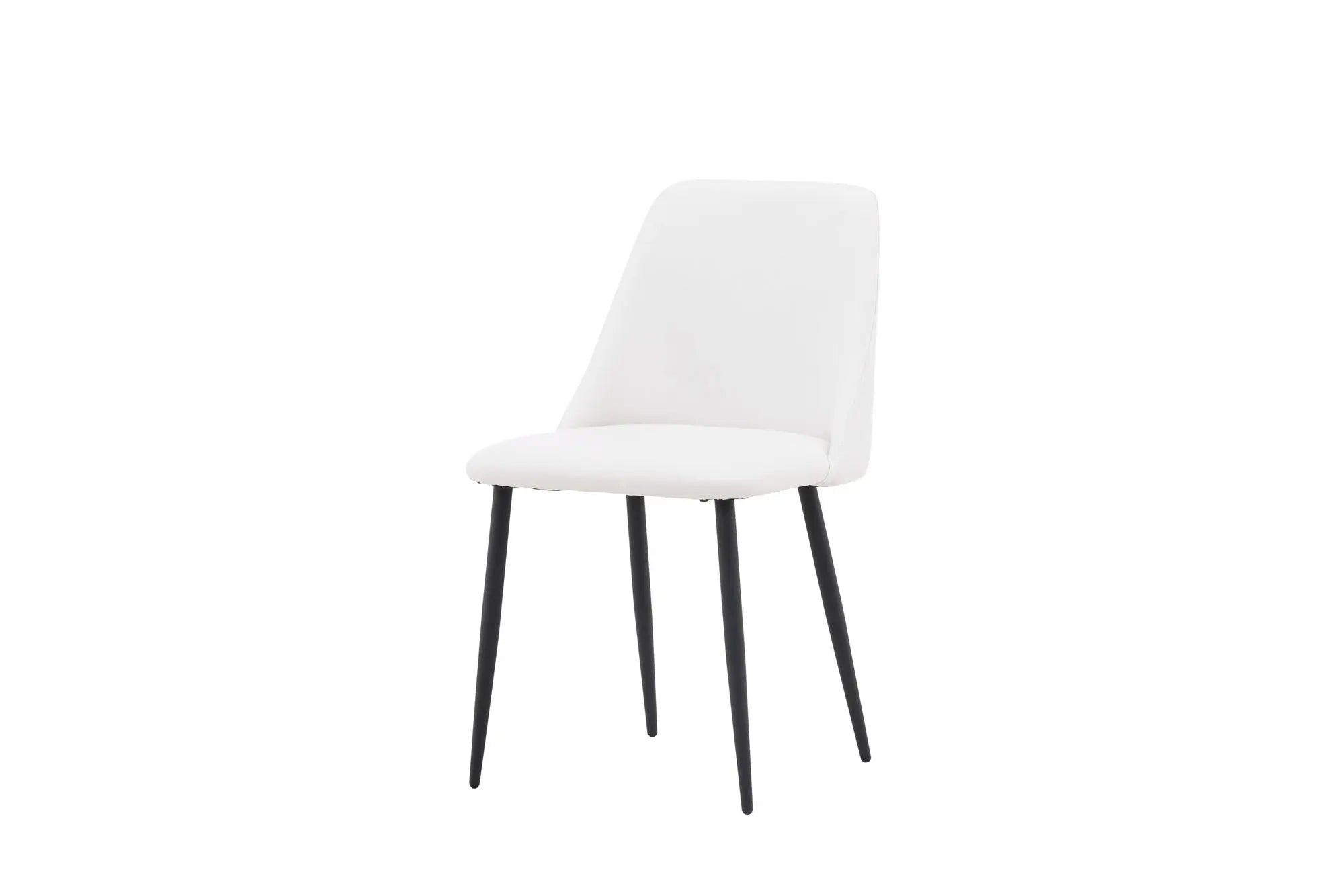 Lot de 2 chaises de salle à manger Night - 56 x 49 x 87 - Acier
