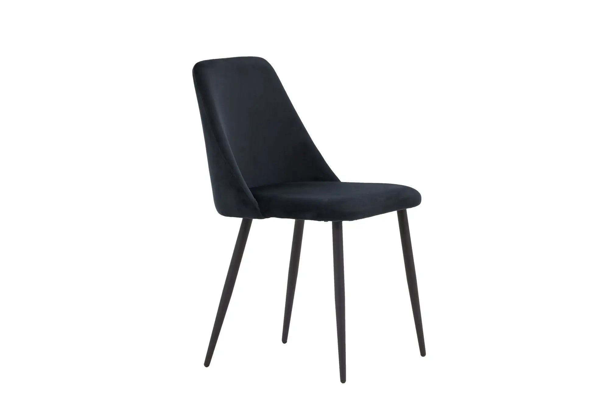 Lot de 2 chaises de salle à manger Night - 56 x 49 x 87 - Acier