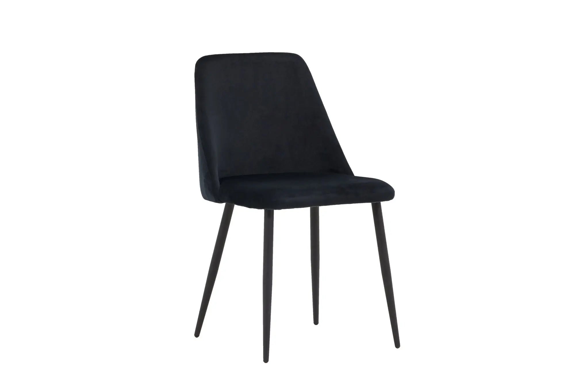 Lot de 2 chaises de salle à manger Night - 56 x 49 x 87 - Acier