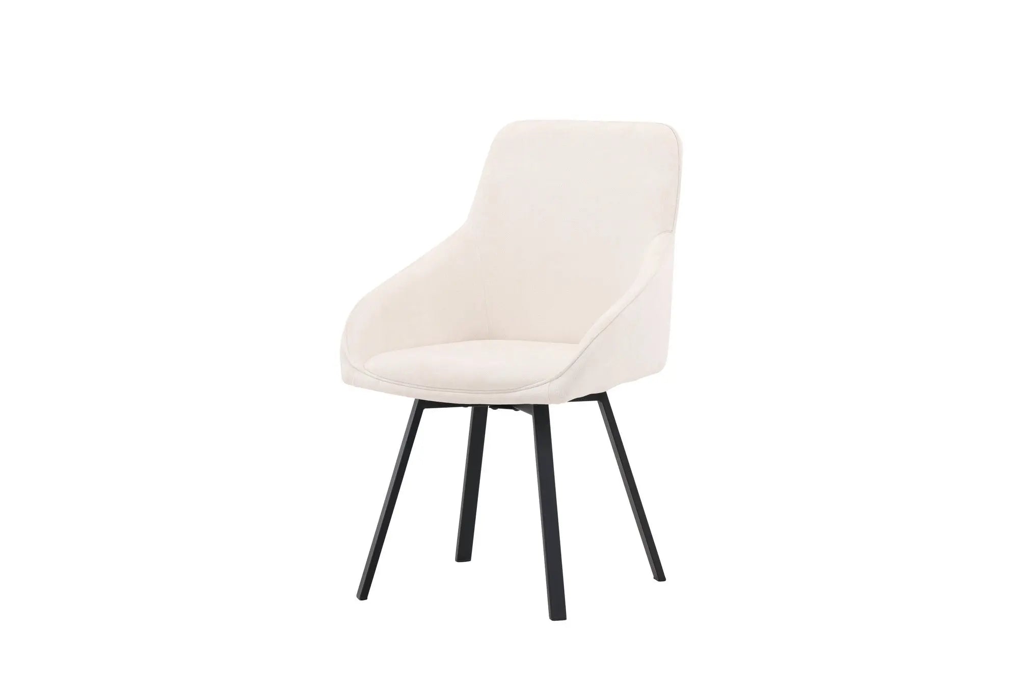 Lot de 2 chaises de salle à manger Rosie - 60 x 55 x 88 - Acier