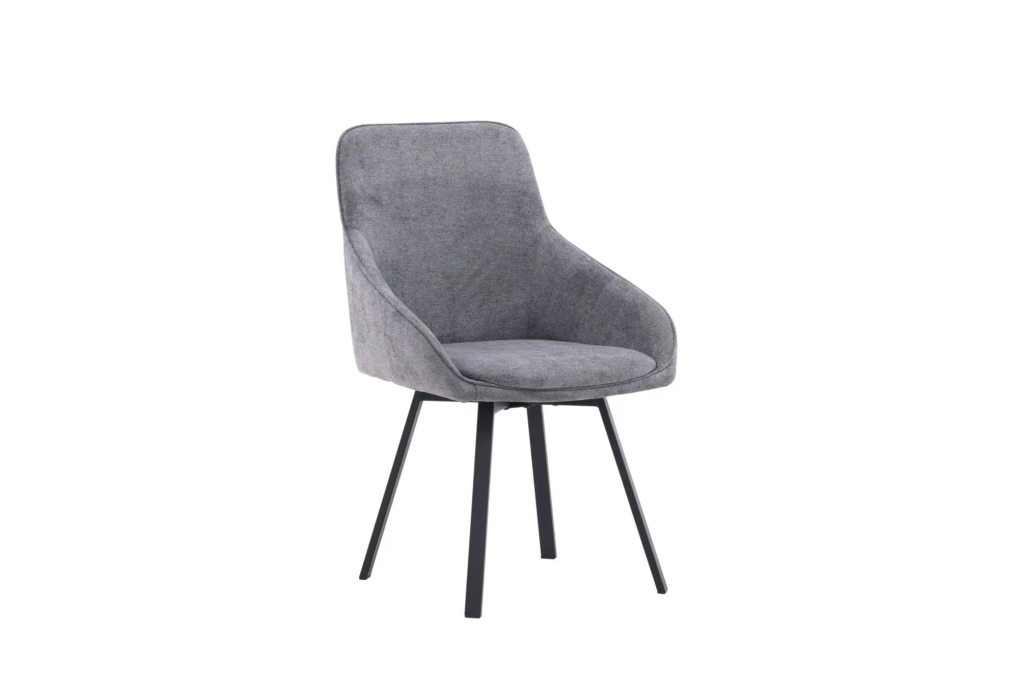 Lot de 2 chaises de salle à manger Rosie - 60 x 55 x 88 - Acier