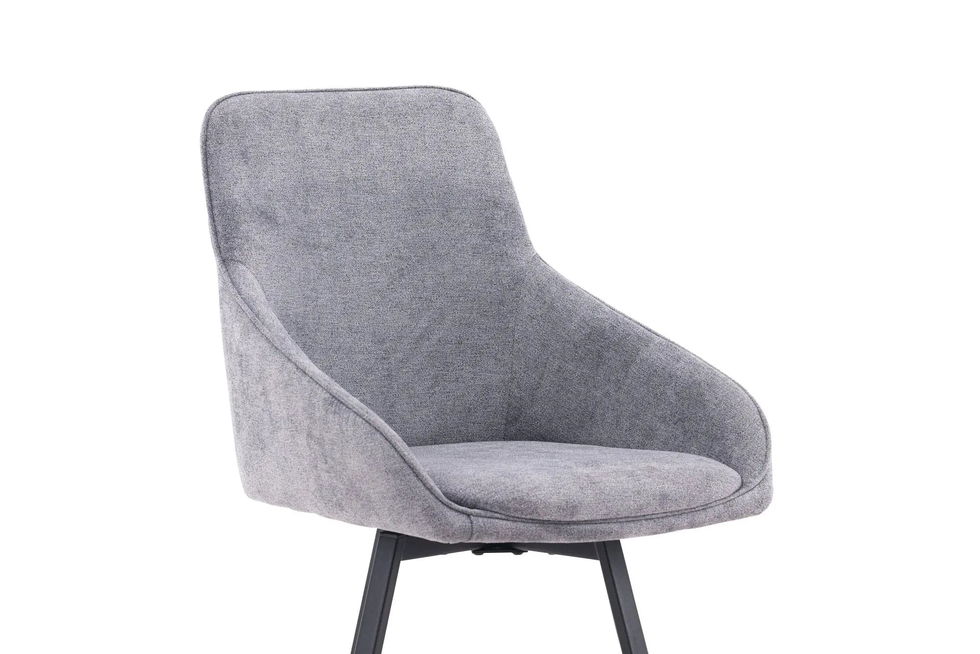 Lot de 2 chaises de salle à manger Rosie - 60 x 55 x 88 - Acier
