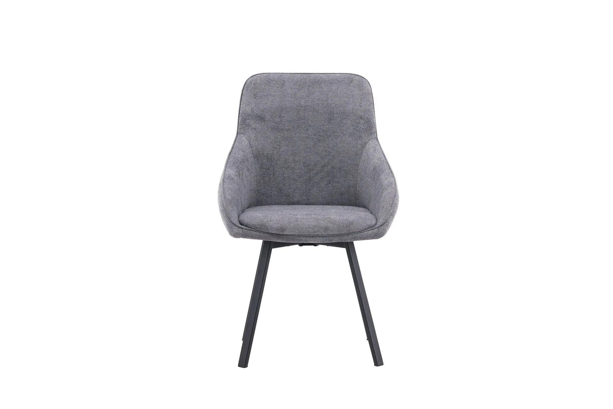 Lot de 2 chaises de salle à manger Rosie - 60 x 55 x 88 - Acier