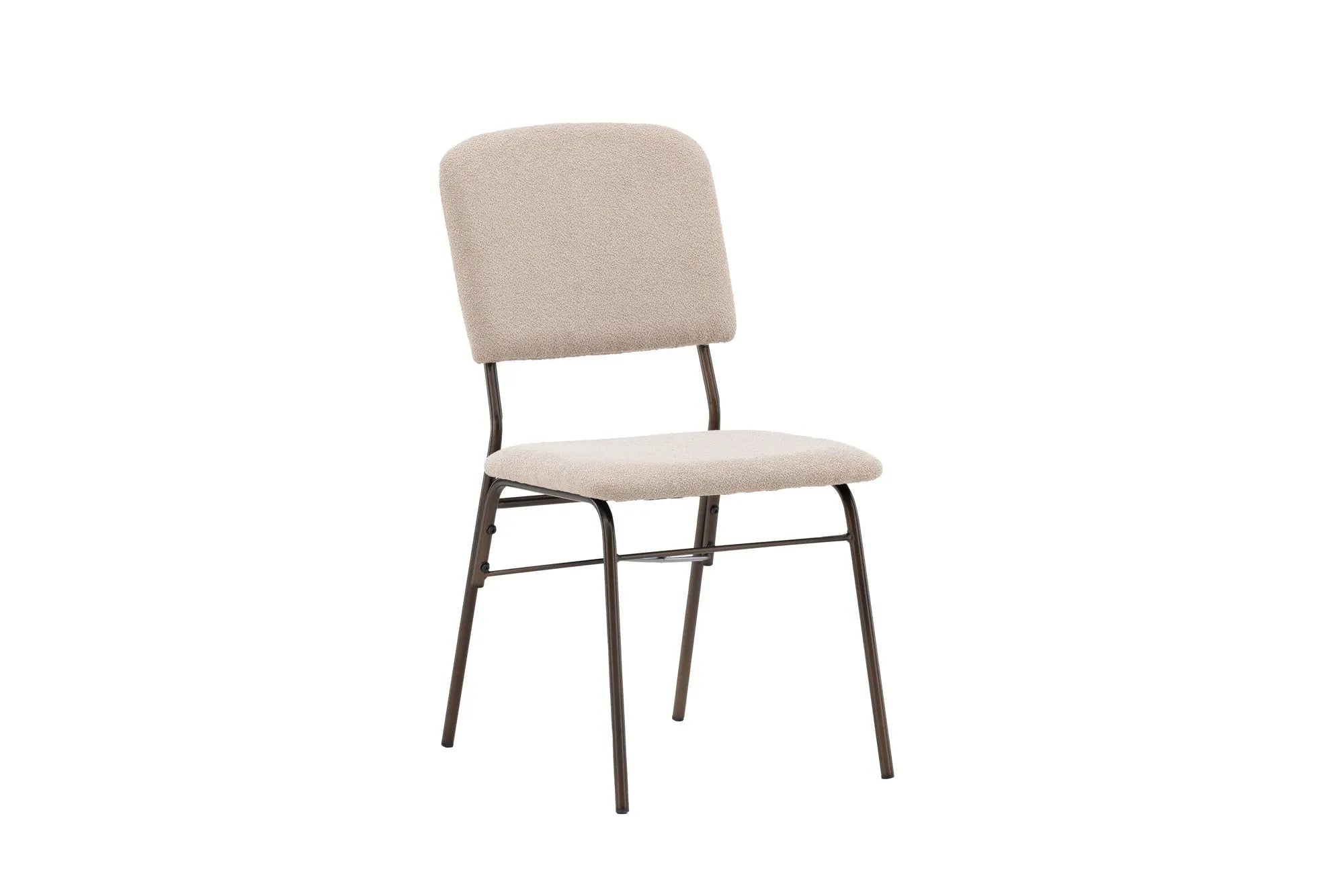 Lot de 2 chaises de salle à manger Seda - 56 x 48,5 x 94 - Acier