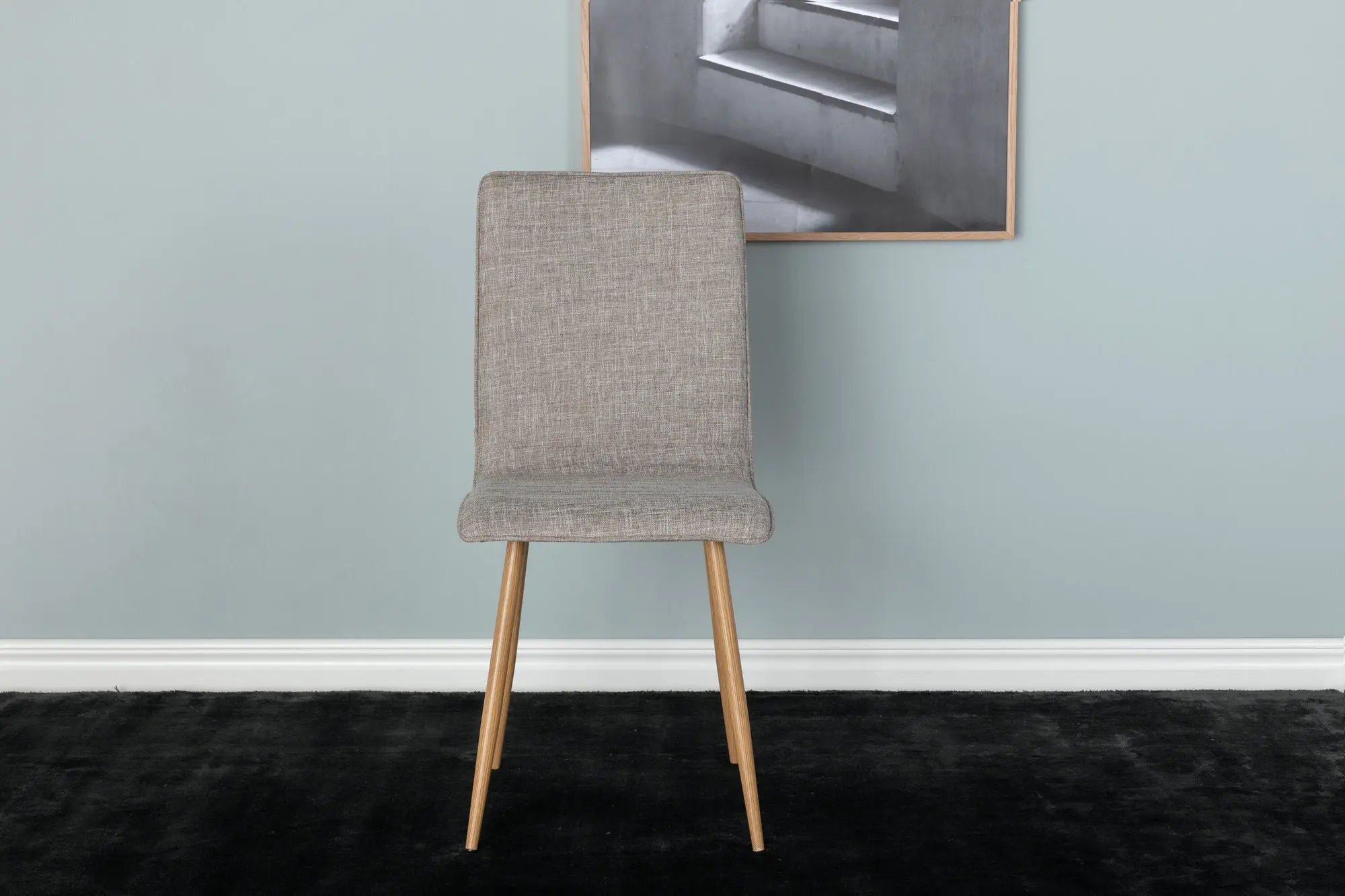 Lot de 2 chaises de salle à manger Windu - 52 x 92 x 41 - Polyester Lin