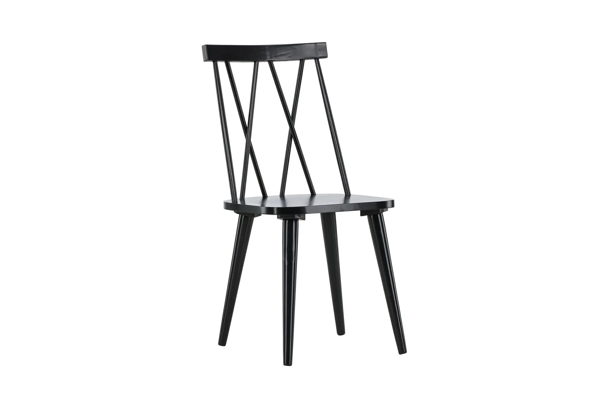Lot de 2 chaises de salle à manger Mariette - 50 x 43 x 88 - Hévéas