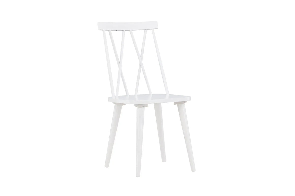 Lot de 2 chaises de salle à manger Mariette - 50 x 43 x 88 - Hévéas