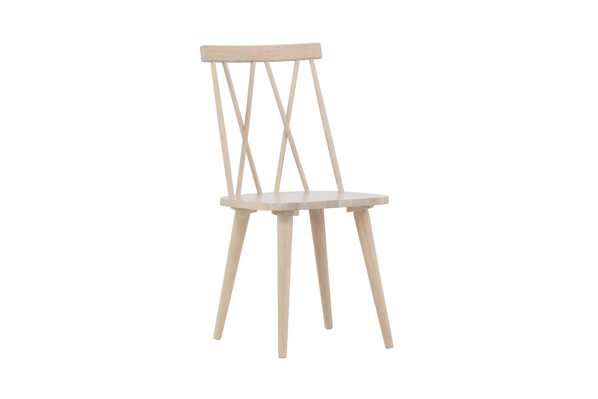 Lot de 2 chaises de salle à manger Mariette - 50 x 43 x 88 - Hévéas