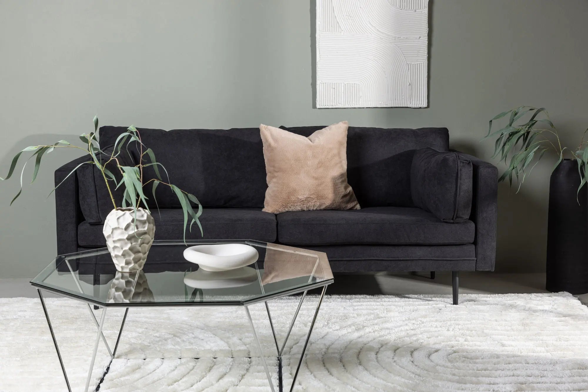 Canapé Boom - 203 x 90 - Polyester Lin