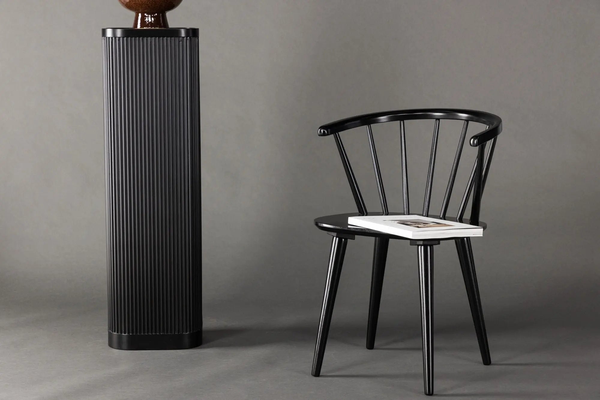 Lot de 2 chaises de salle à manger Bobby - 53x55x76 - Hévéas