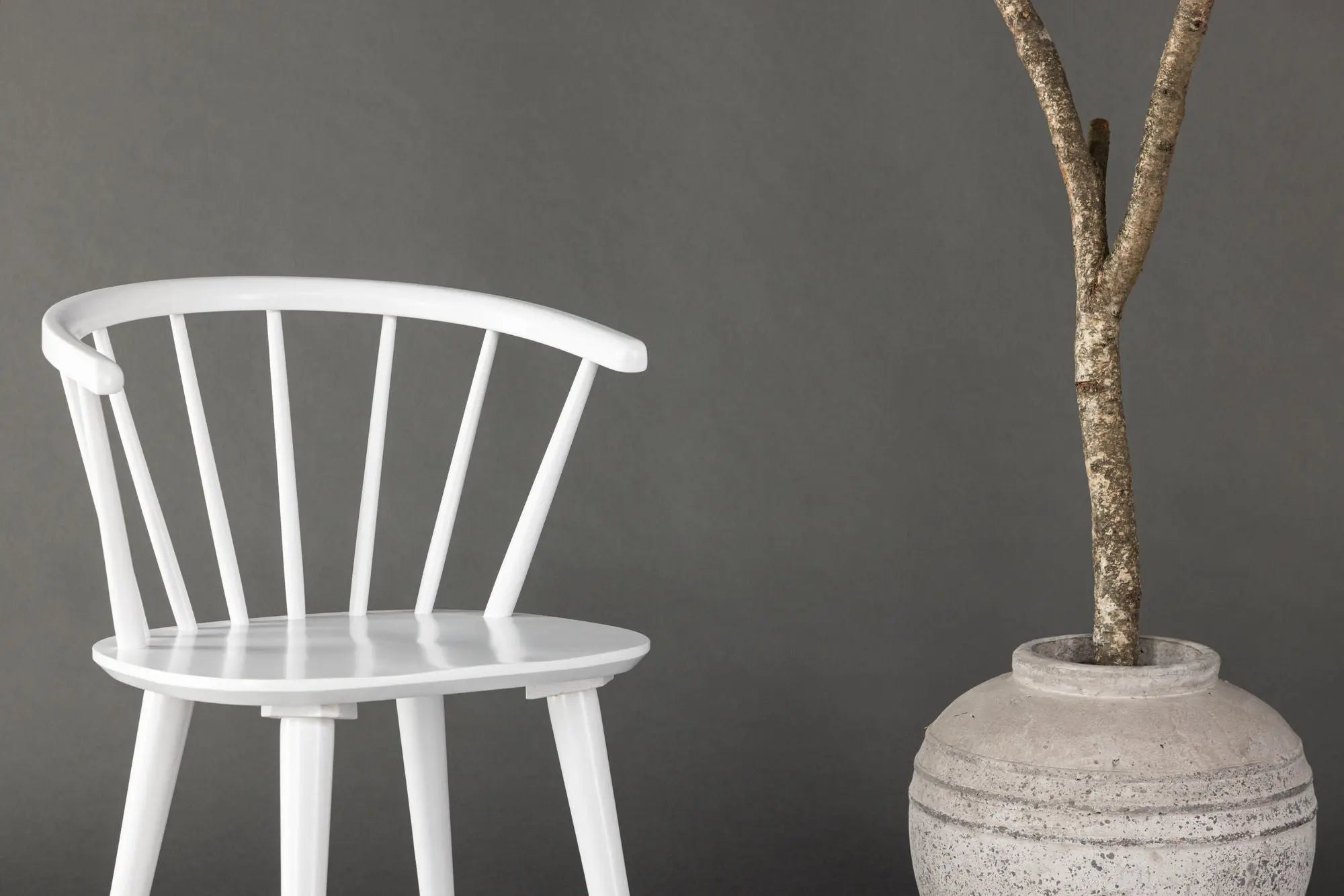 Lot de 2 chaises de salle à manger Bobby - 53 x 55 x 76 - Hévéas