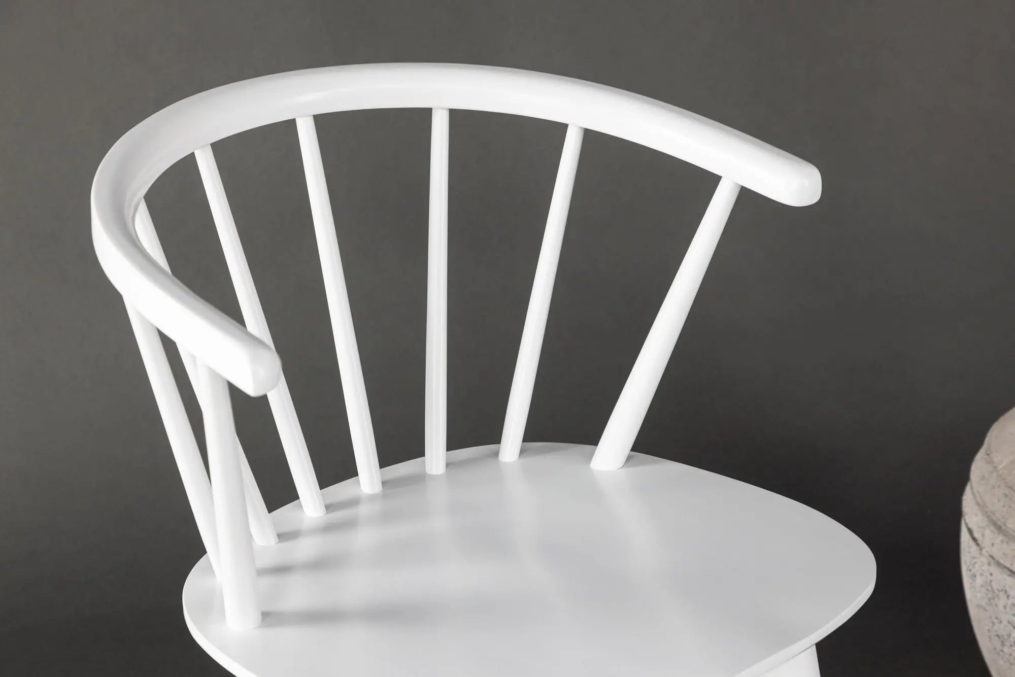 Lot de 2 chaises de salle à manger Bobby - 53 x 55 x 76 - Hévéas