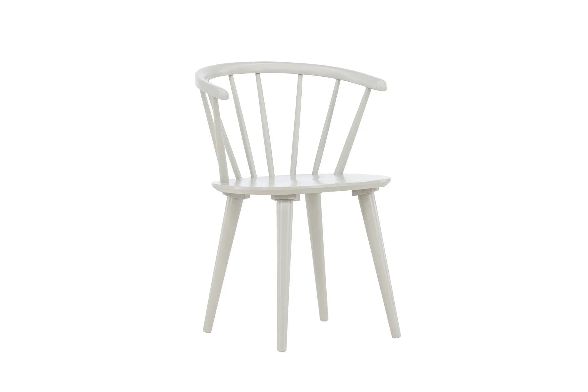 Lot de 2 chaises de salle à manger Bobby - 53x55x76 - Hévéas