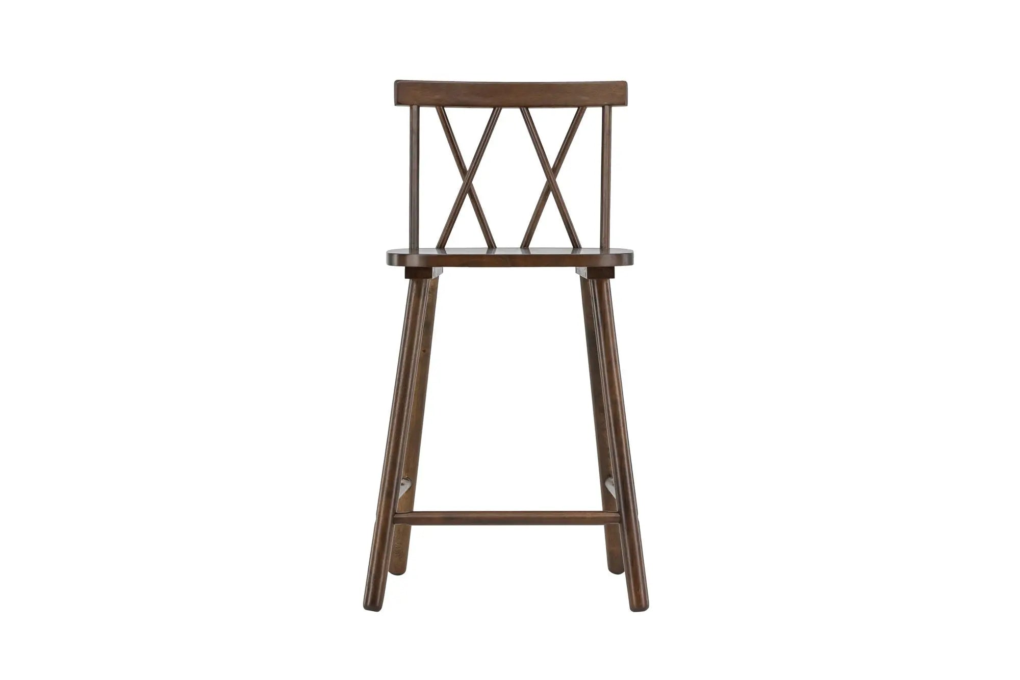 Lot de 2 tabourets de bar Mollöström - 44 x 43 x 90 - Hévéas