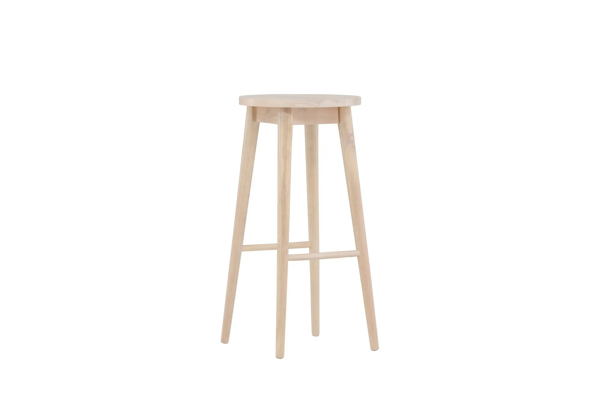 Lot de 2 tabourets de bar Mollösand - 36 x 36 x 75 - Hévéas