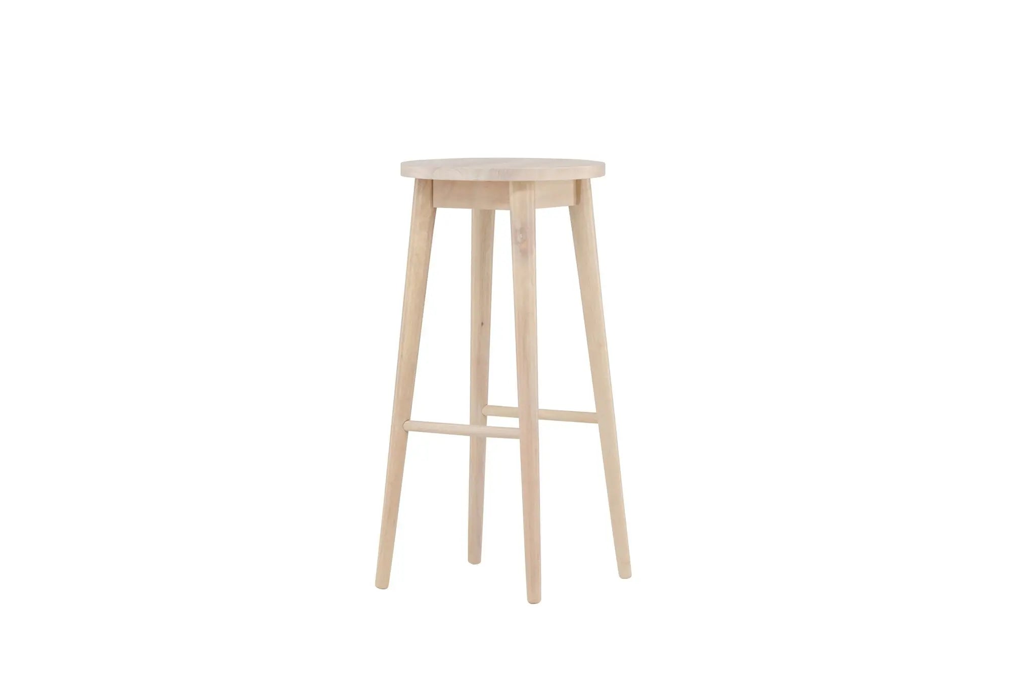 Lot de 2 tabourets de bar Mollösand - 36 x 36 x 75 - Hévéas