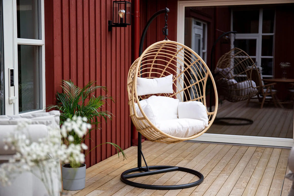Chaise suspendue ronde Wig  Loome