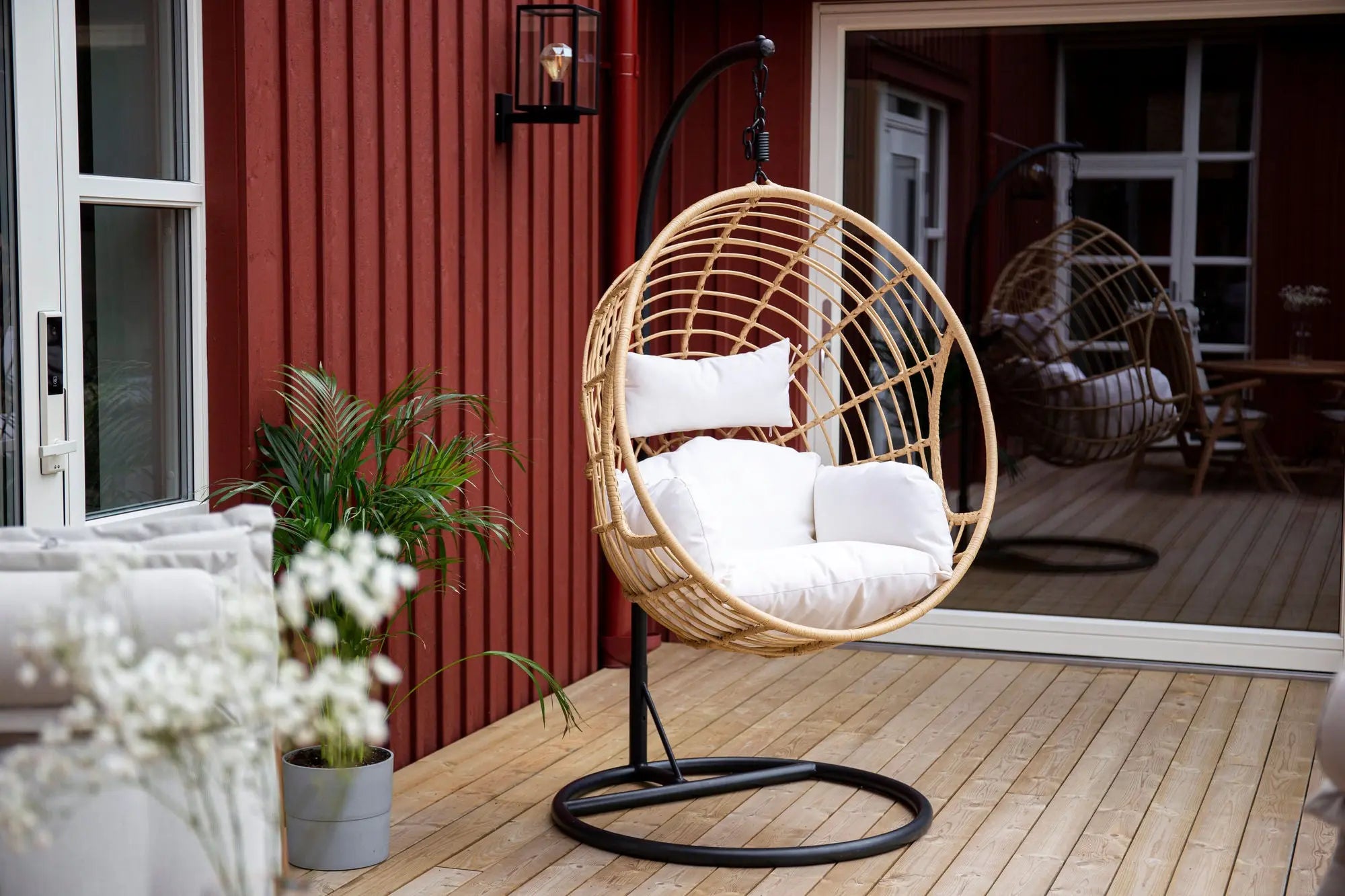 Chaise suspendue ronde Wig  Loome