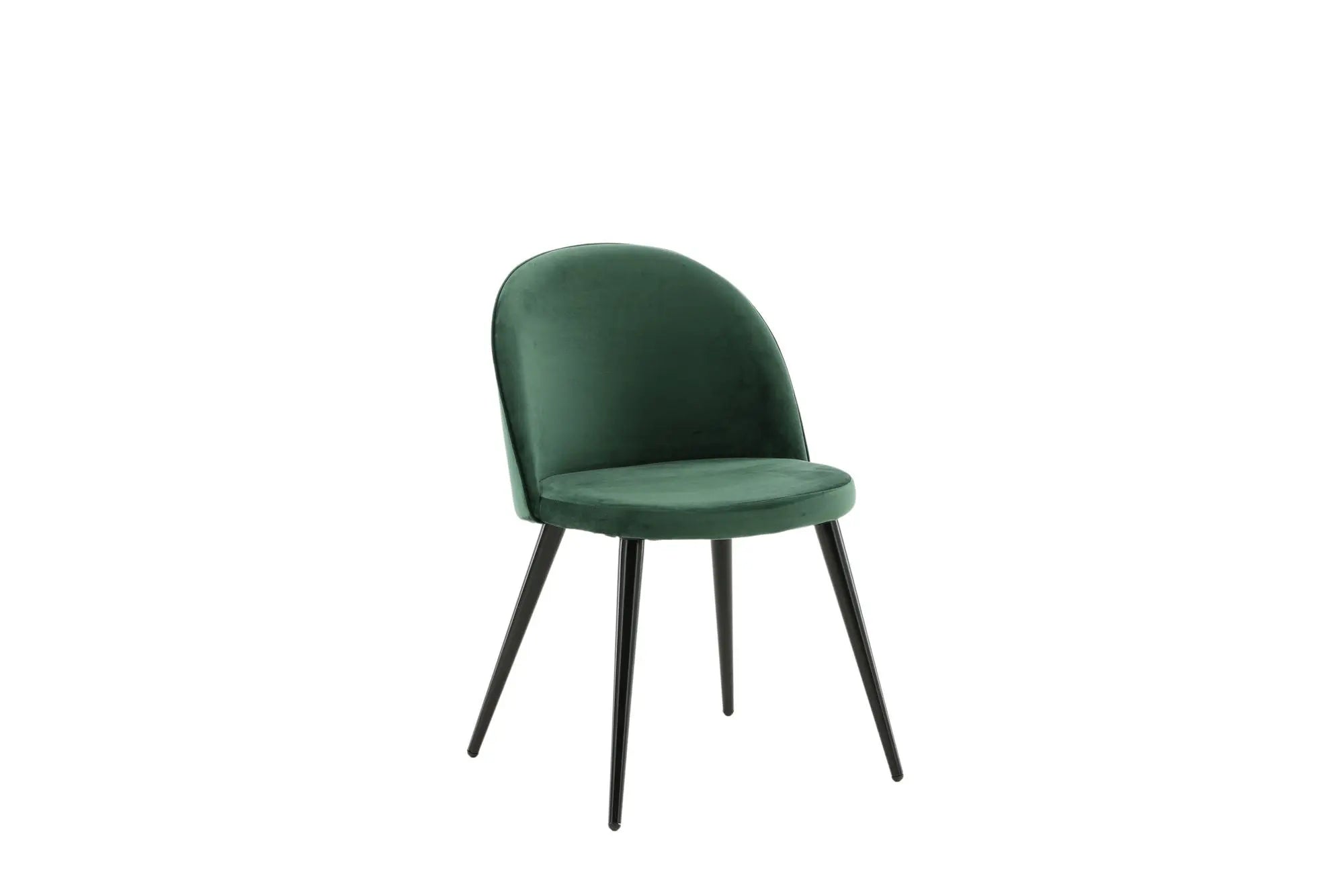 Lot de 2 chaises de salle à manger Velvet - 57 x 76,5 x 50 - Polyester Velvet
