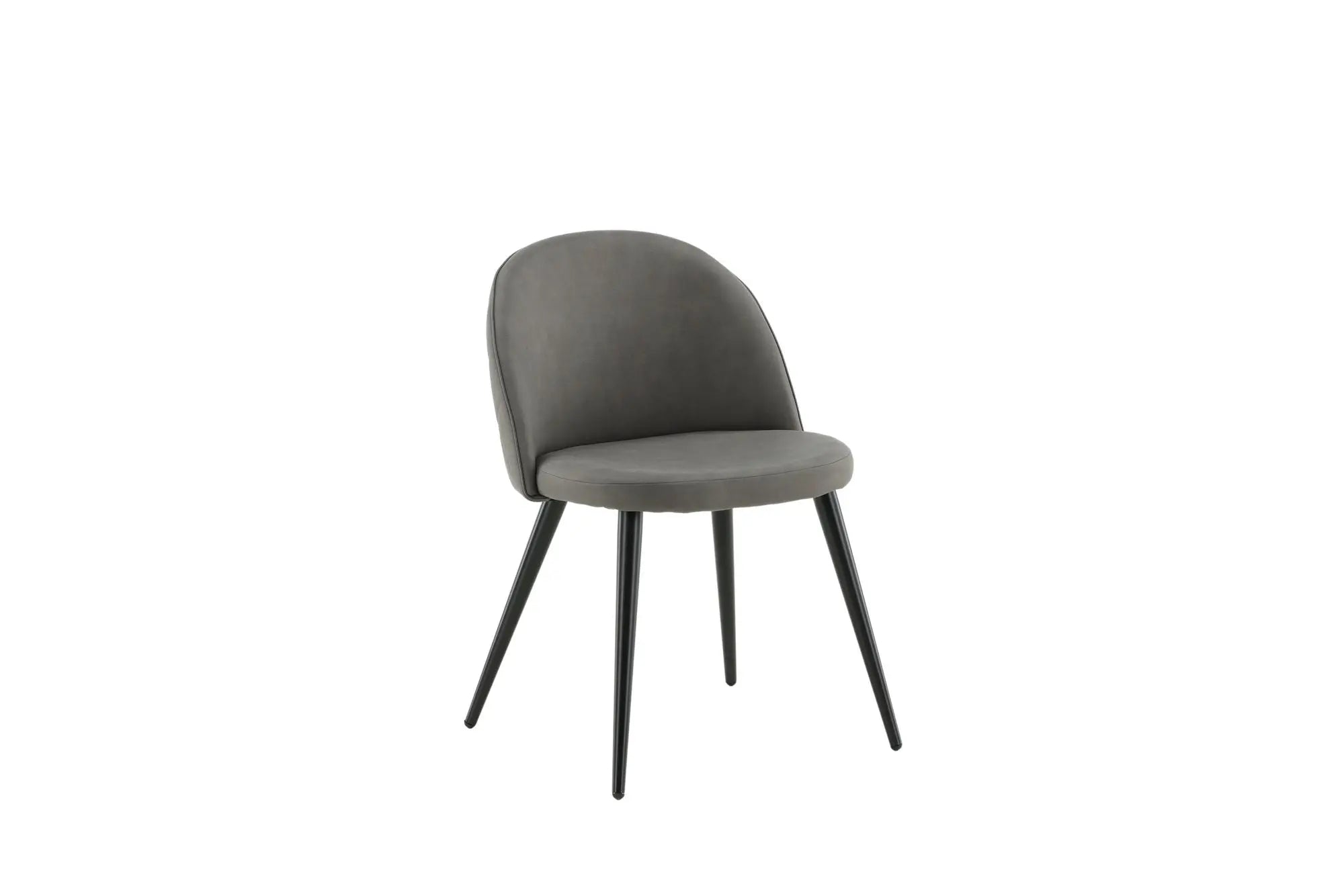 Lot de 2 chaises de salle à manger Velvet - 57 x 76,5 x 50 - Polyester Lin