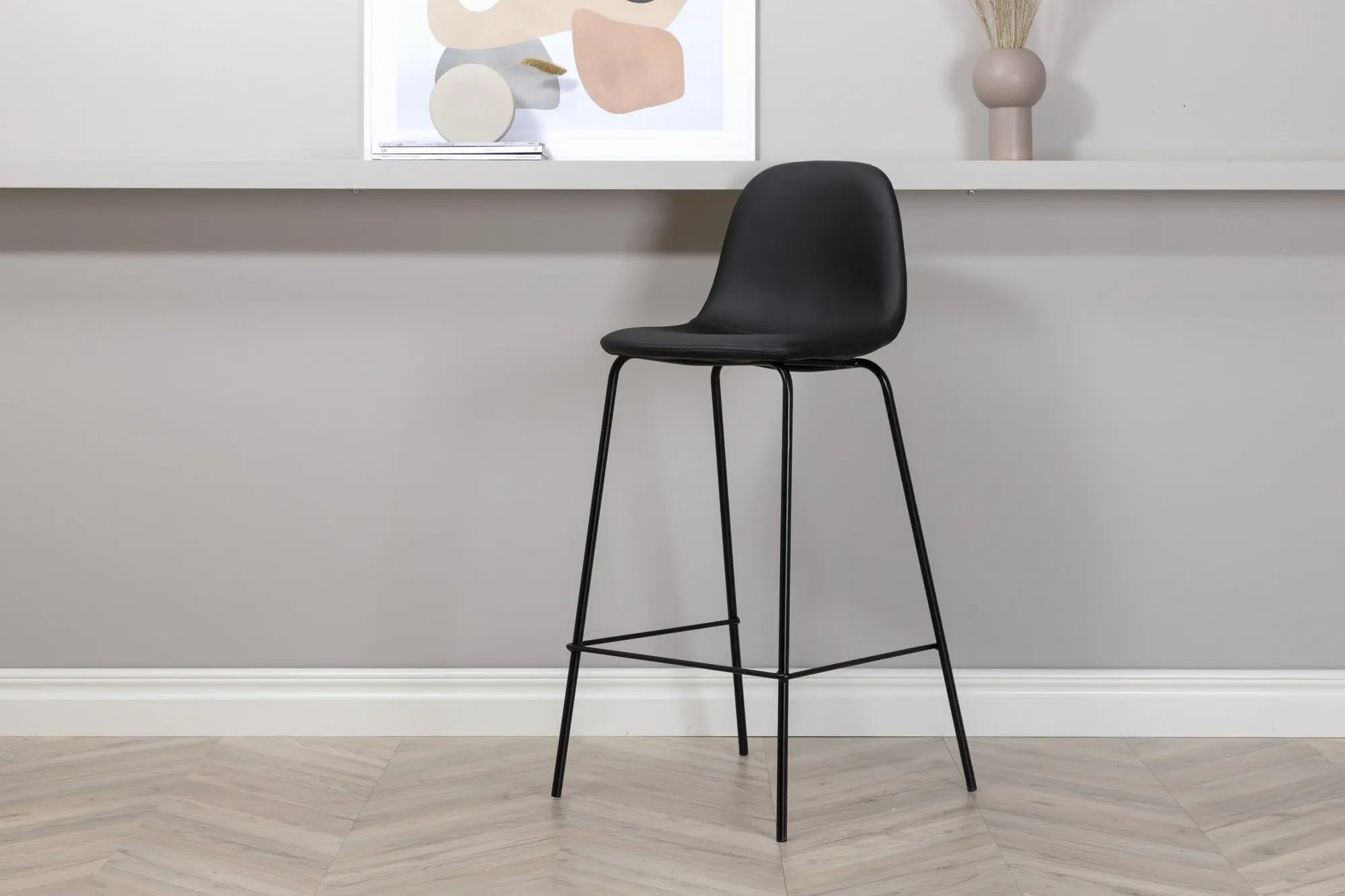 Lot de 2 chaises de bar Polar - 43 x 105 x 41,5 - PU