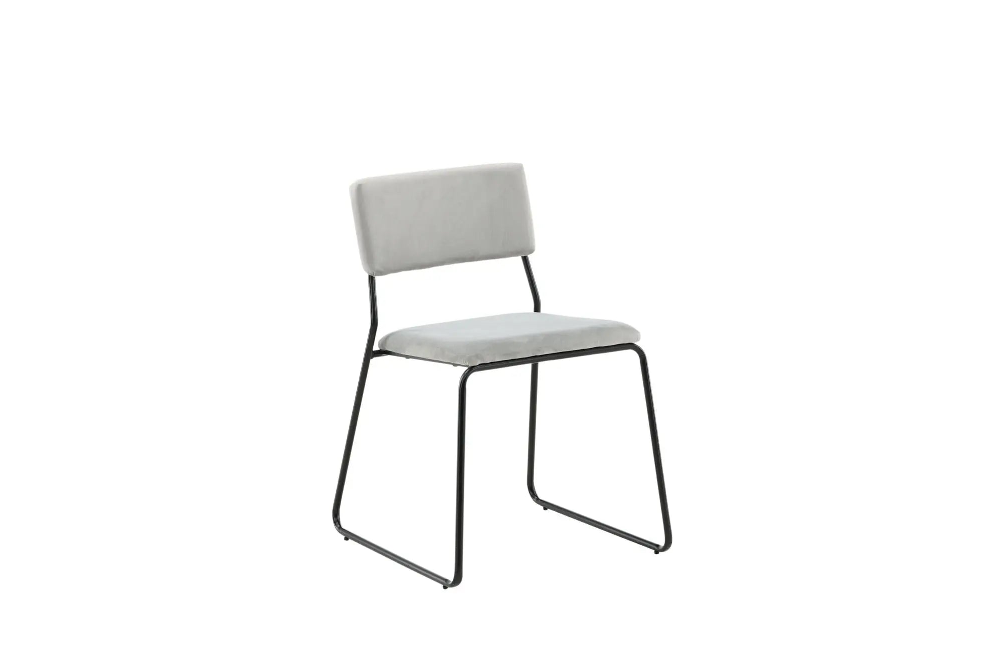 Lot de 2 chaises de salle à manger Kenth - 52 x 76 x 40 - Polyester Velvet