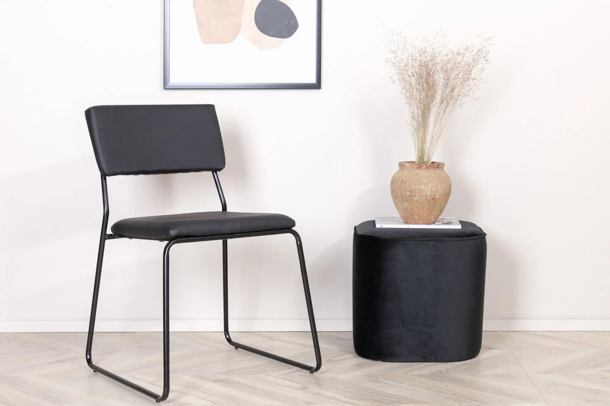 Lot de 2 chaises de salle à manger Kenth - 52 x 76 x 40 - PU