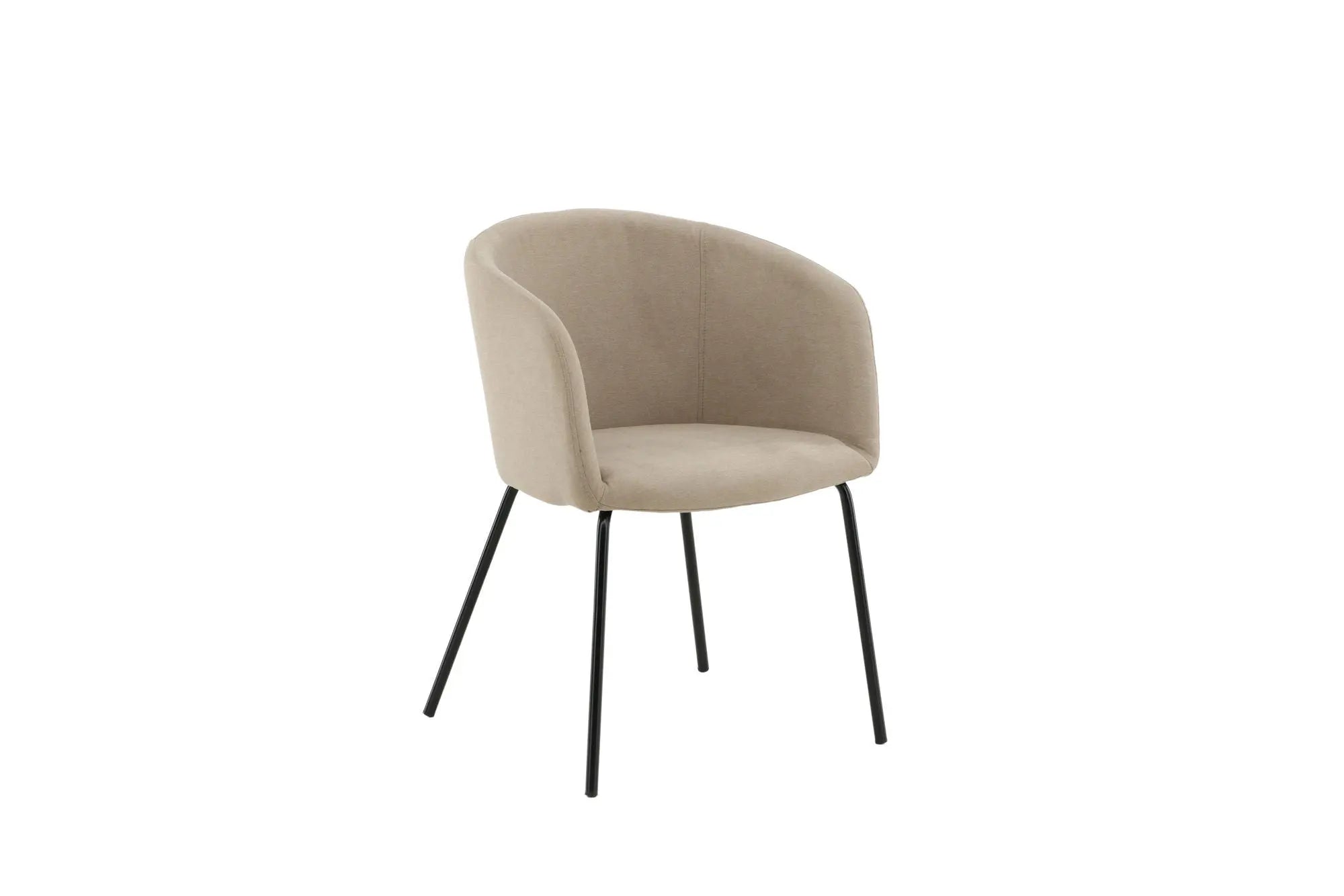 Chaise Berit - 55 x 78 x 55 - Polyester Lin