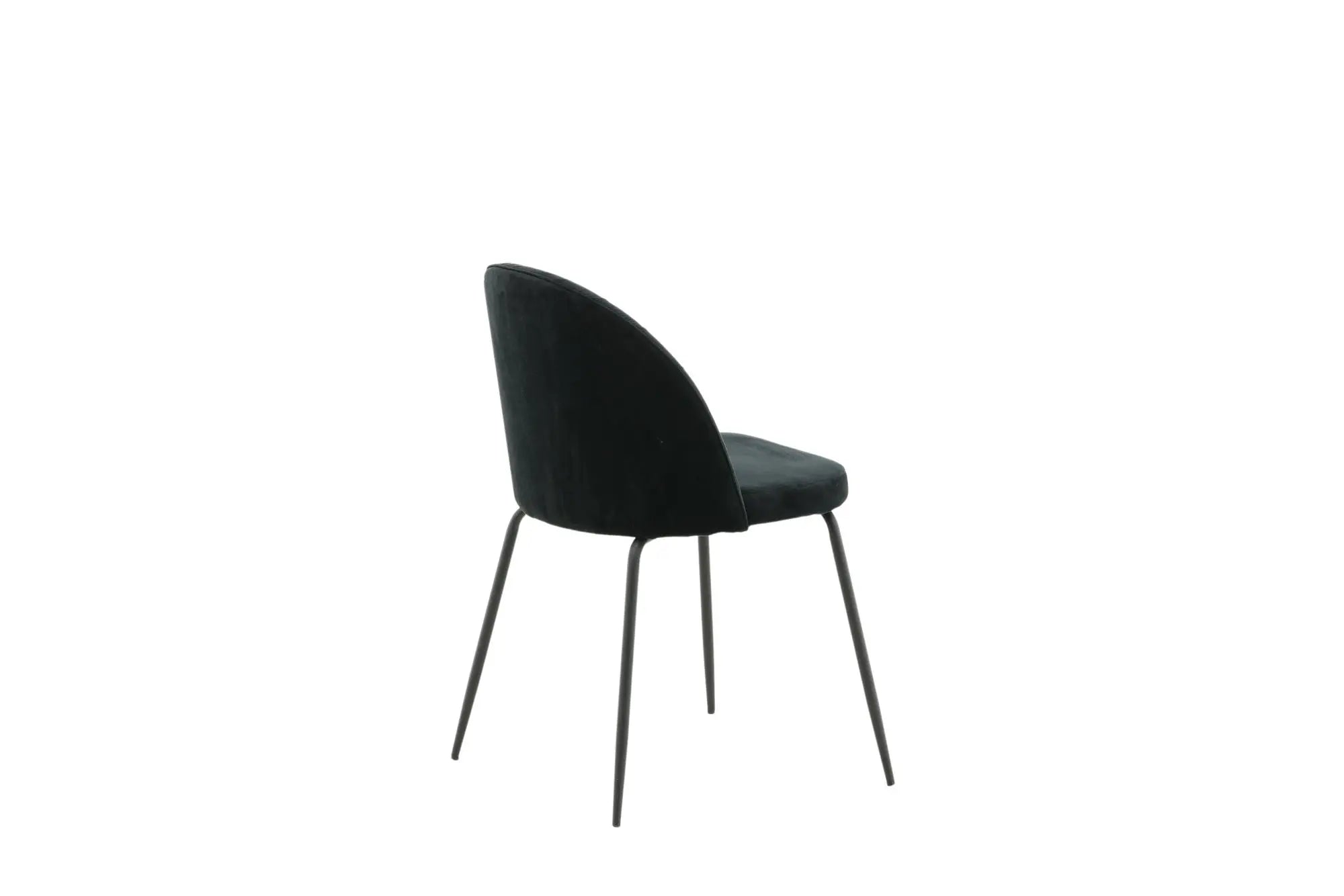 Lot de 2 chaises de salle à manger Wrinkles - 50 x 49 x 79,5 - Polyester Velvet