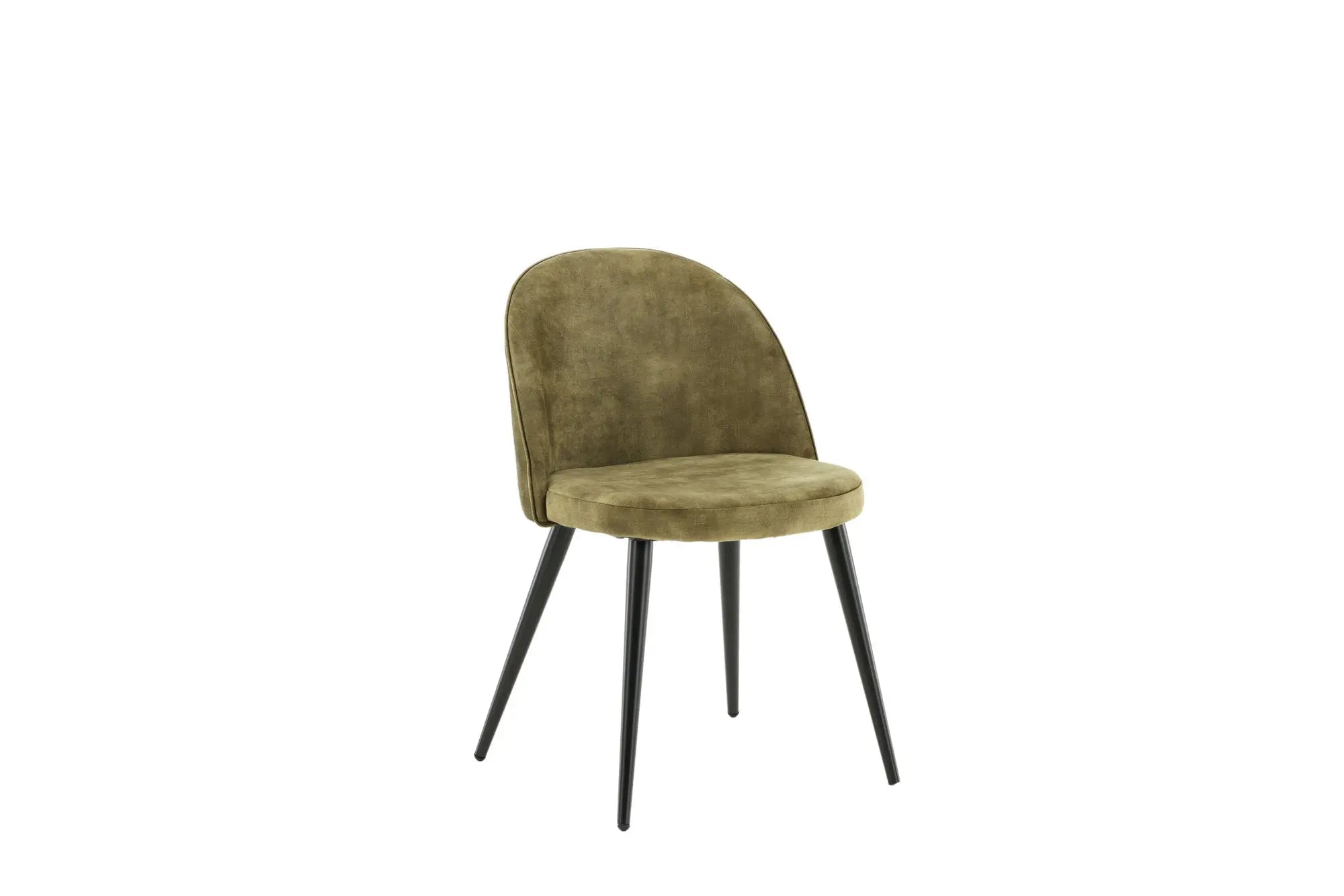 Lot de 2 chaises de salle à manger Velvet - 57 x 50 x 76,5 - Polyester Velvet