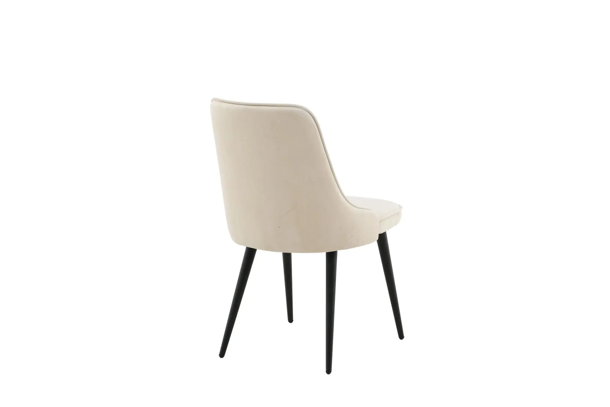 Lot de 2 chaises de salle à manger Velvet Deluxe - 66 x 50 x 88,5 - Polyester Velvet