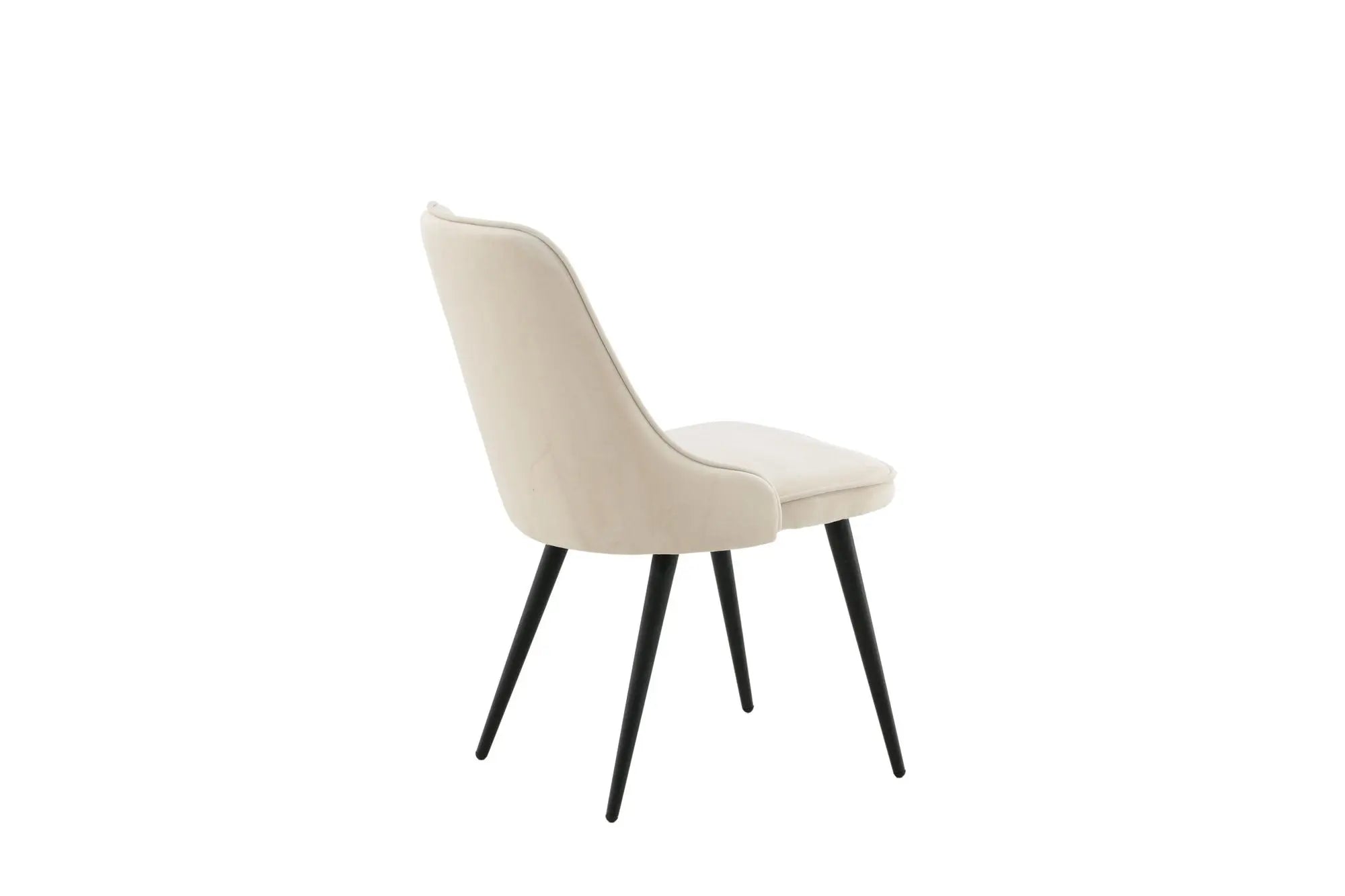 Lot de 2 chaises de salle à manger Velvet Deluxe - 66 x 50 x 88,5 - Polyester Velvet