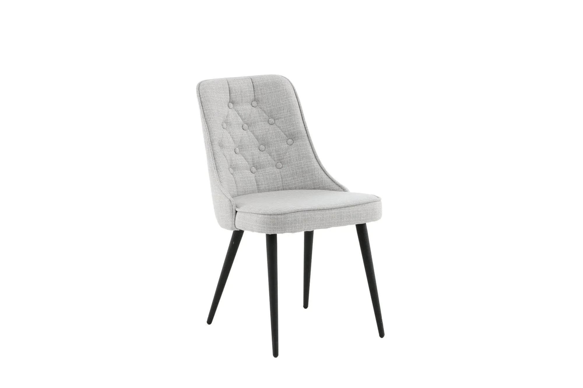 Lot de 2 chaises de salle à manger Velvet Deluxe - 66 x 50 x 88,5 - Polyester