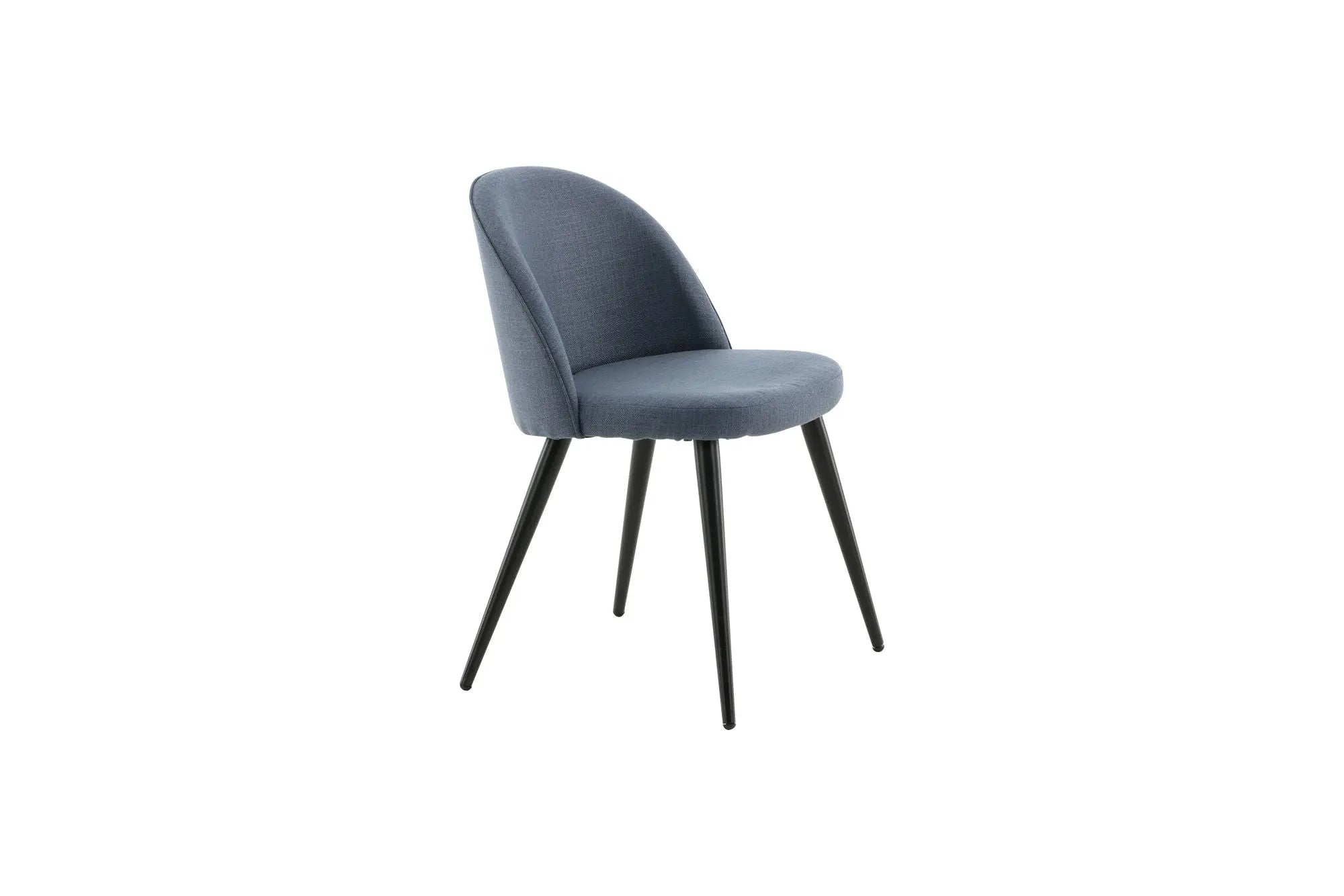 Lot de 2 chaises de salle à manger Velvet - 57 x 50 x 76,5 - Polyester