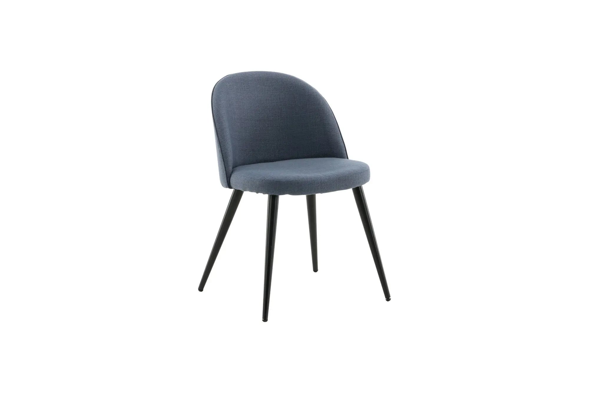 Lot de 2 chaises de salle à manger Velvet - 57 x 50 x 76,5 - Polyester