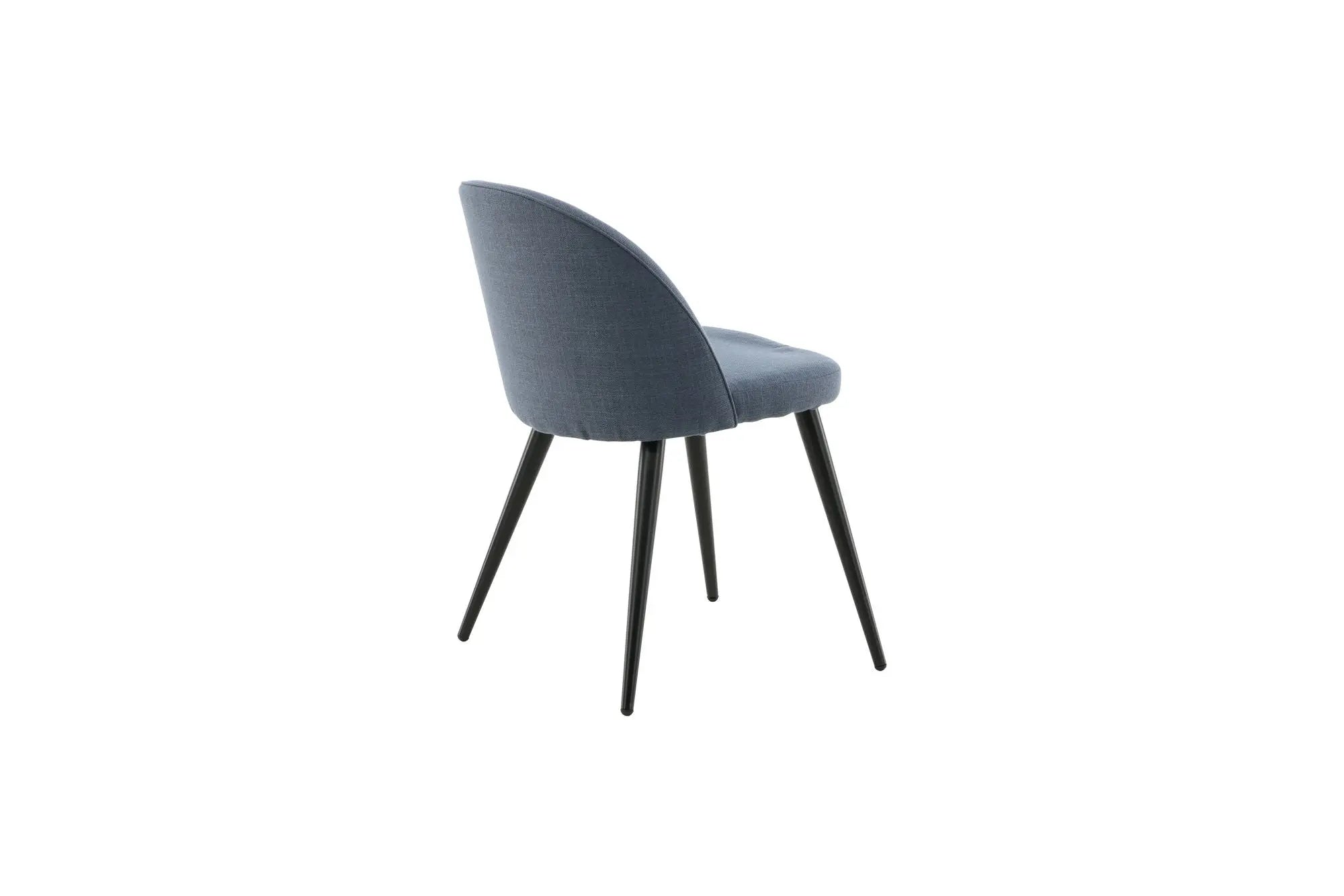 Lot de 2 chaises de salle à manger Velvet - 57 x 50 x 76,5 - Polyester