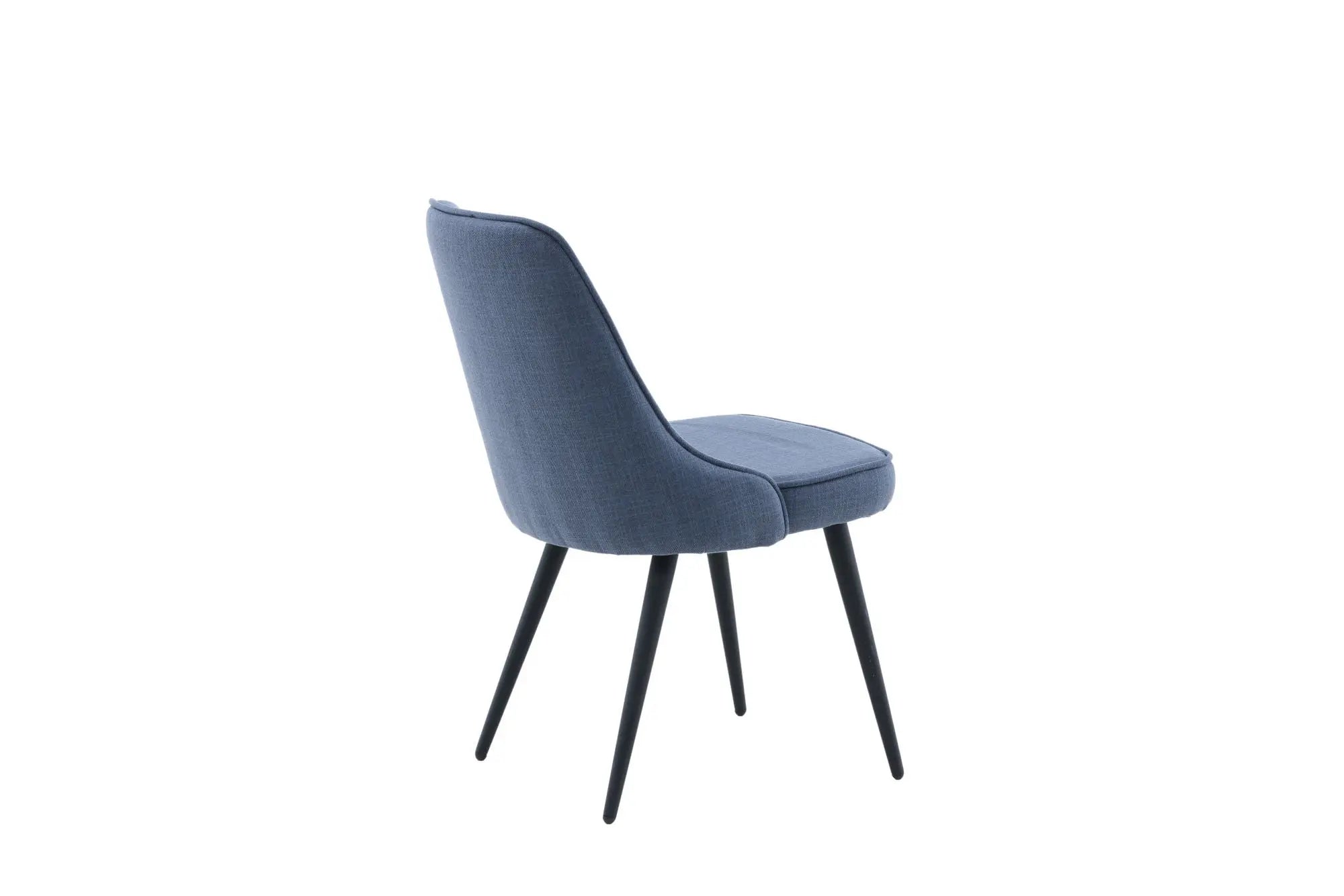 Lot de 2 chaises de salle à manger Velvet Deluxe - 66 x 50 x 88,5 - Polyester
