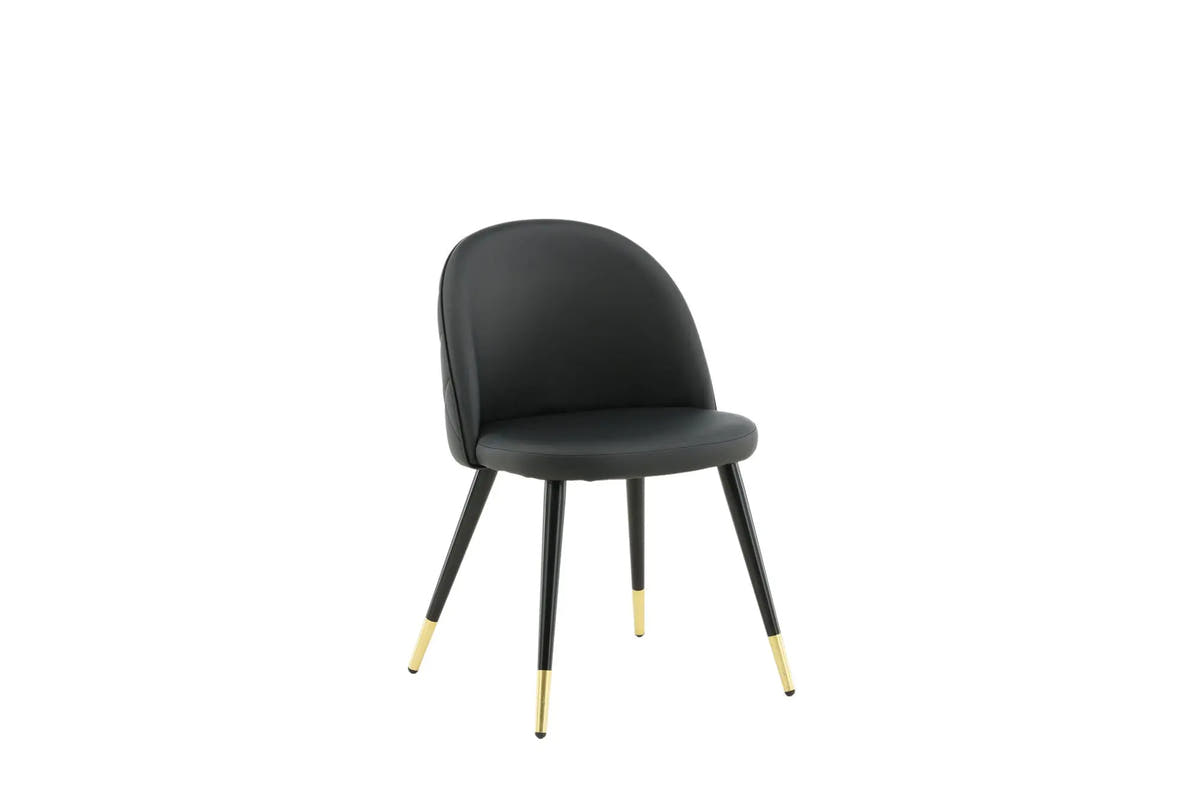 Lot de 2 chaises de salle à manger Velvet - 48 x 50 x 77 - PU