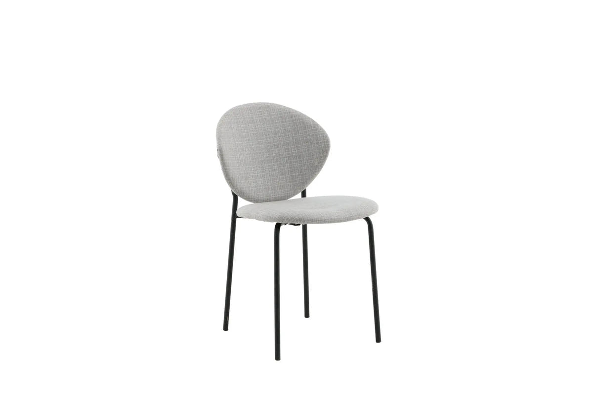 Lot de 2 chaises de salle à manger Vault - 62 x 46 x 80 - Polyester