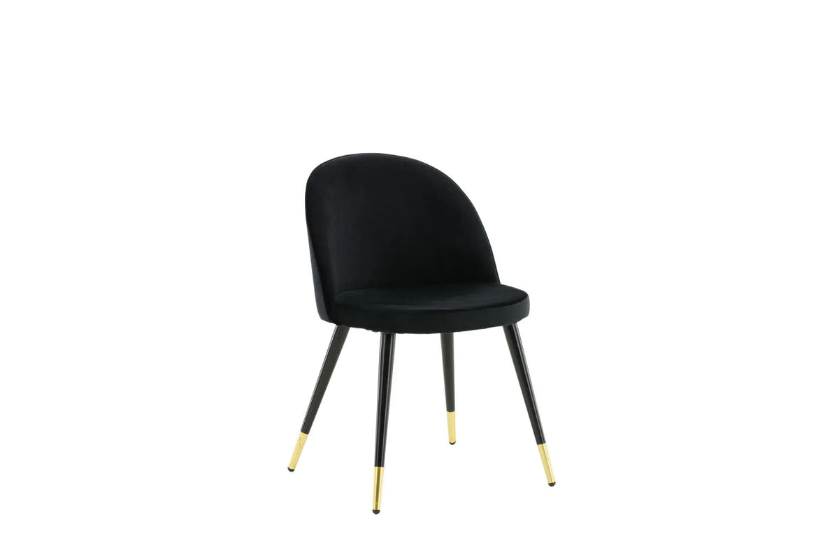 Lot de 2 chaises de salle à manger Velvet - 57 x 50 x 76,5 - Polyester Velvet