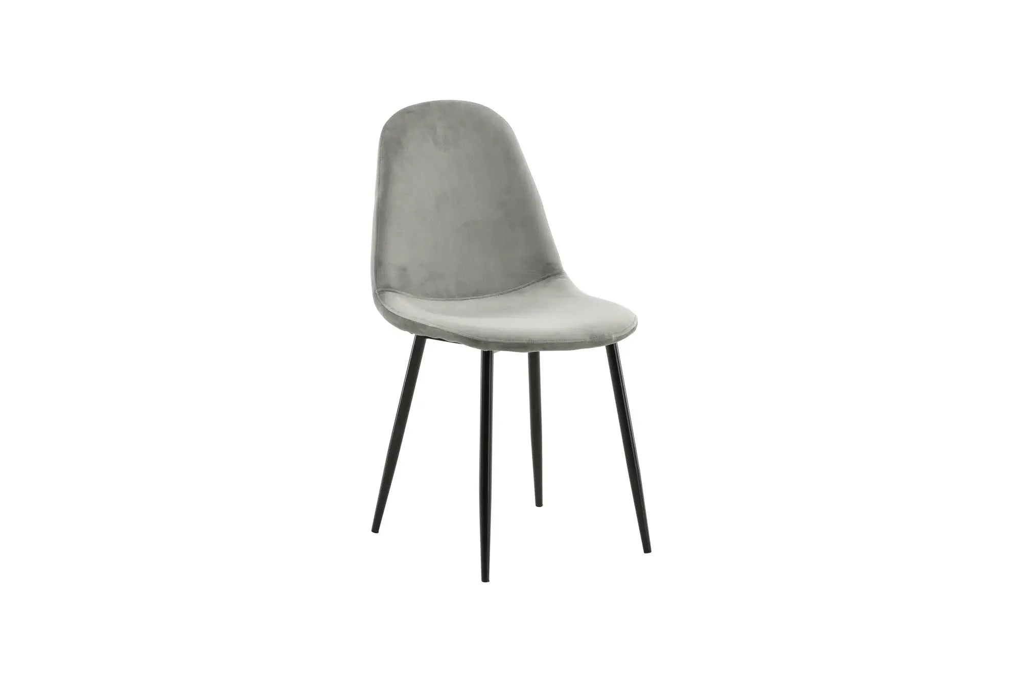 Lot de 2 chaises de salle à manger Polar - 53 x 88 x 46 - Polyester Velvet