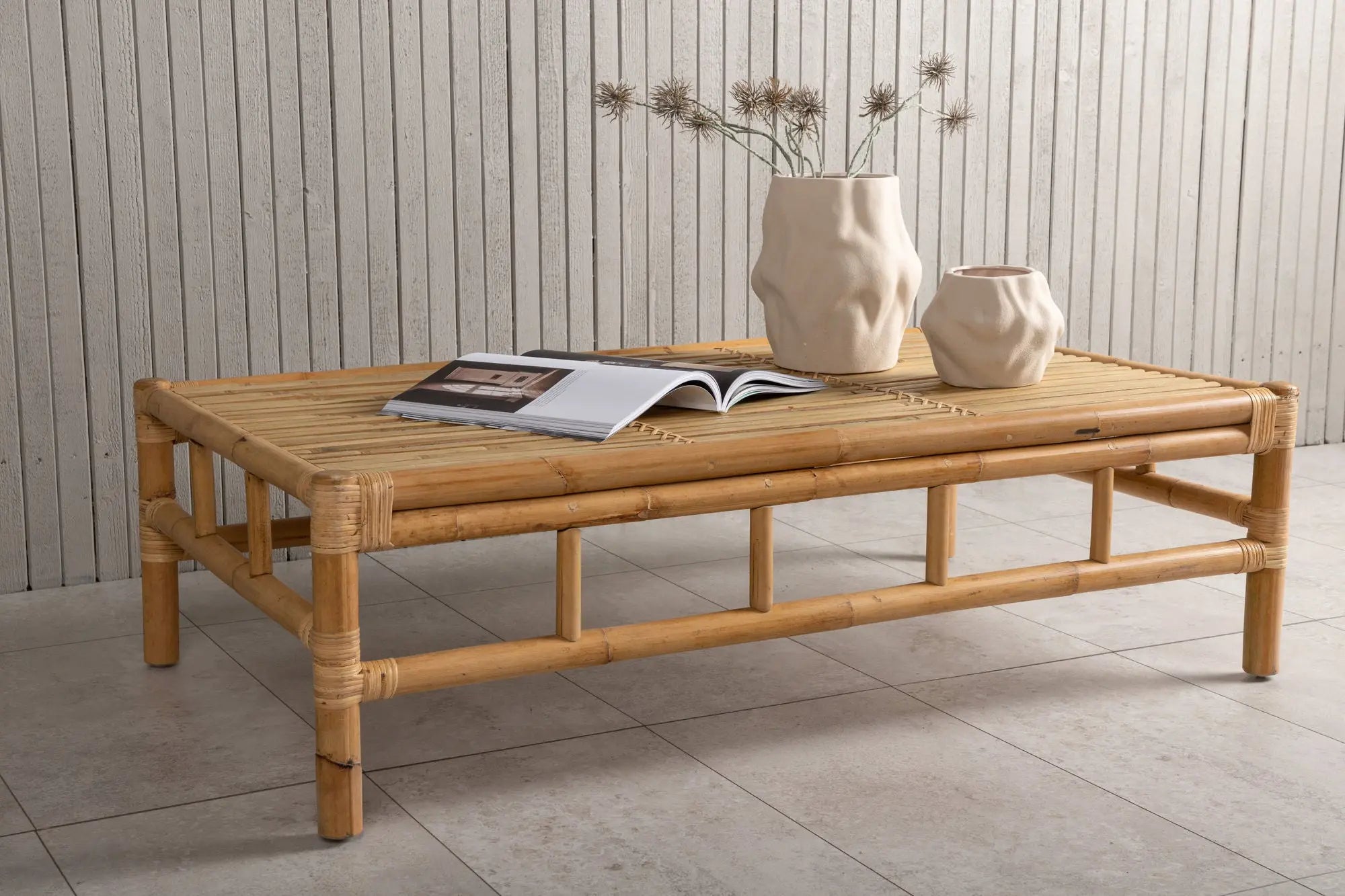 Table de canapé en canne  Loome