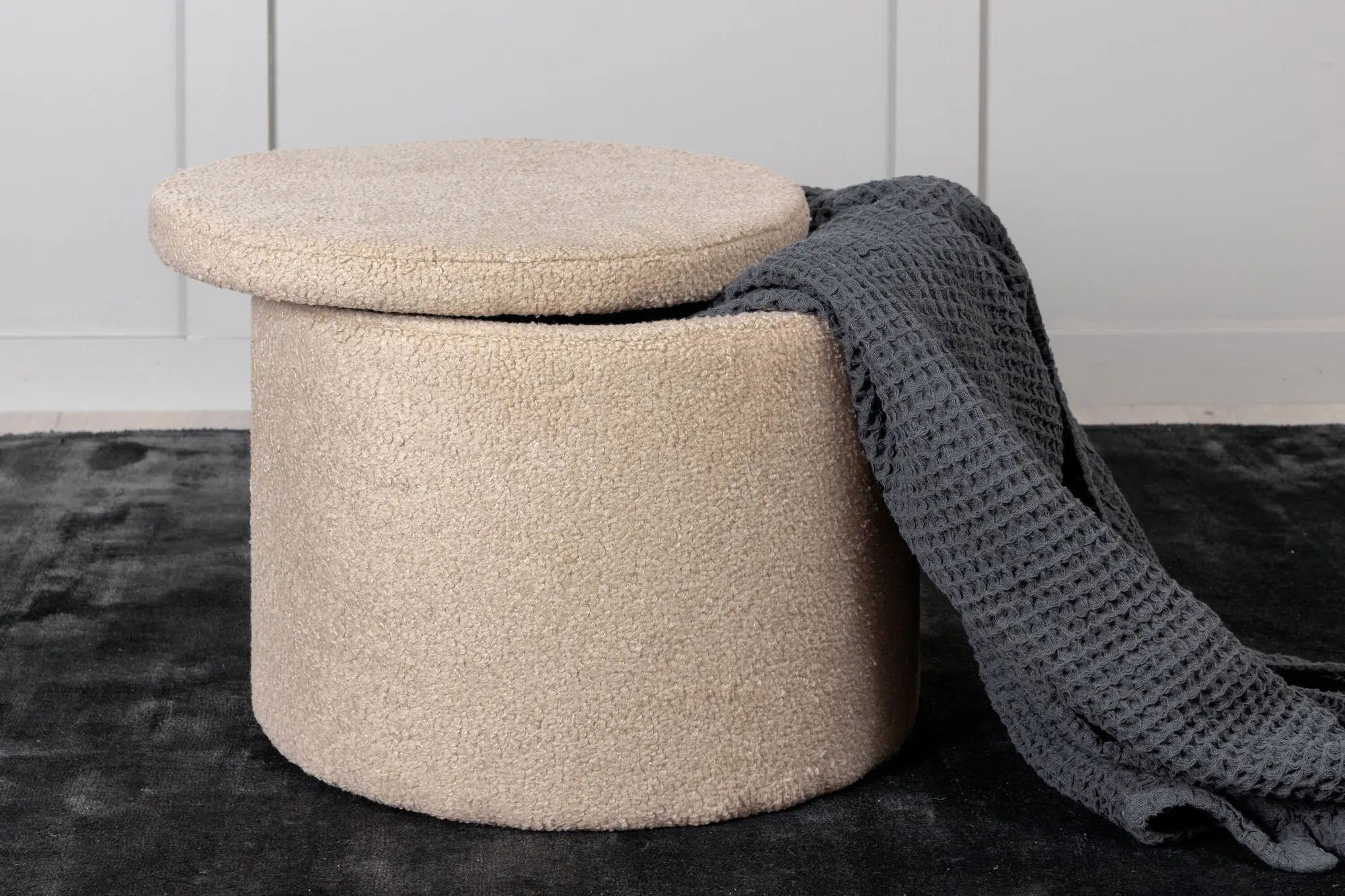 Pouf Dunken - ø51 - Nounours en polyester