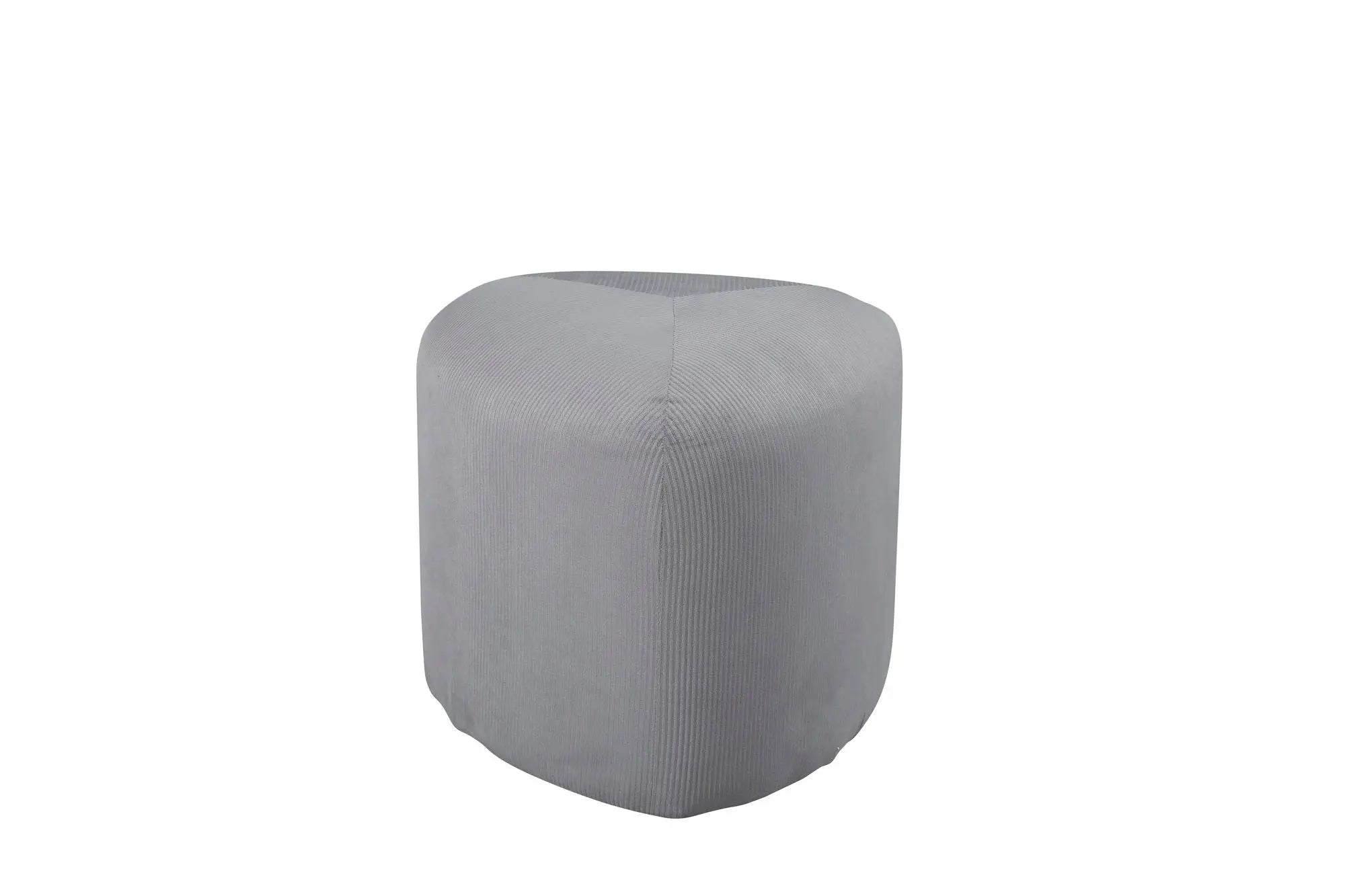 Pouf Peg - ø46 - Polyester velours côtelé