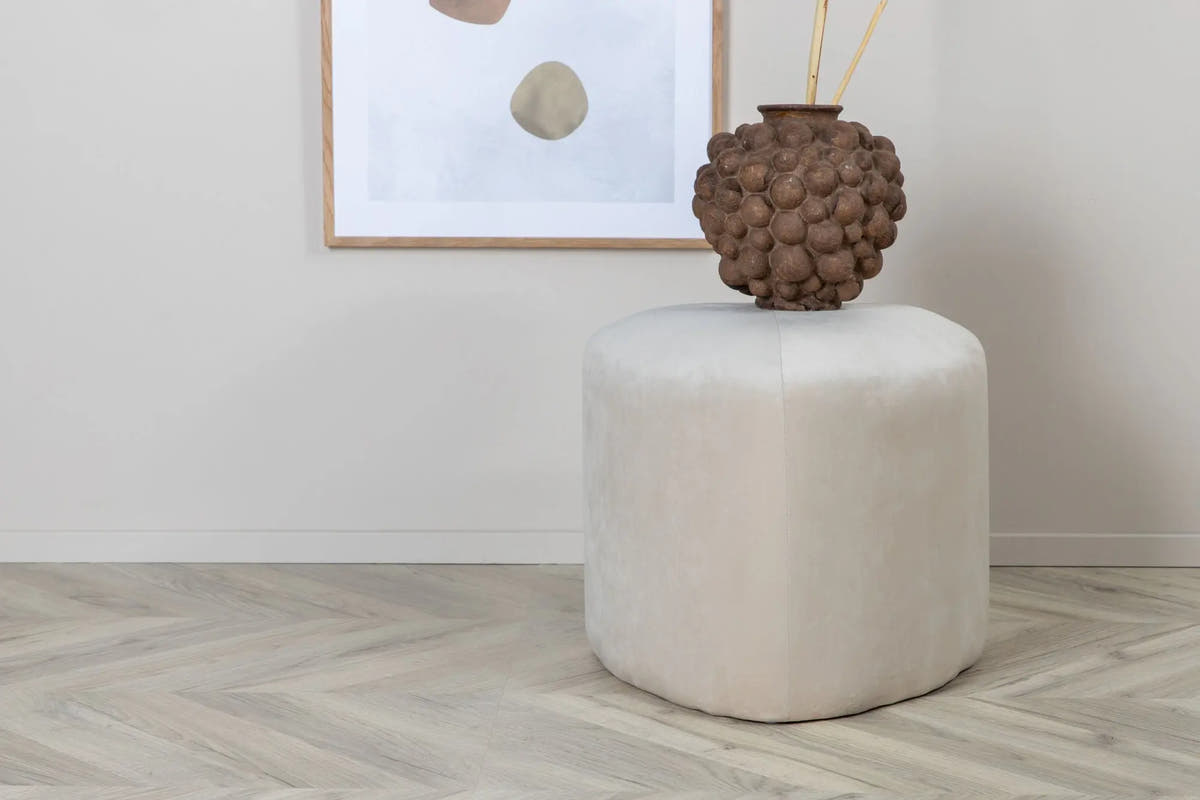 Pouf Peg - ø46 - Polyester Velvet