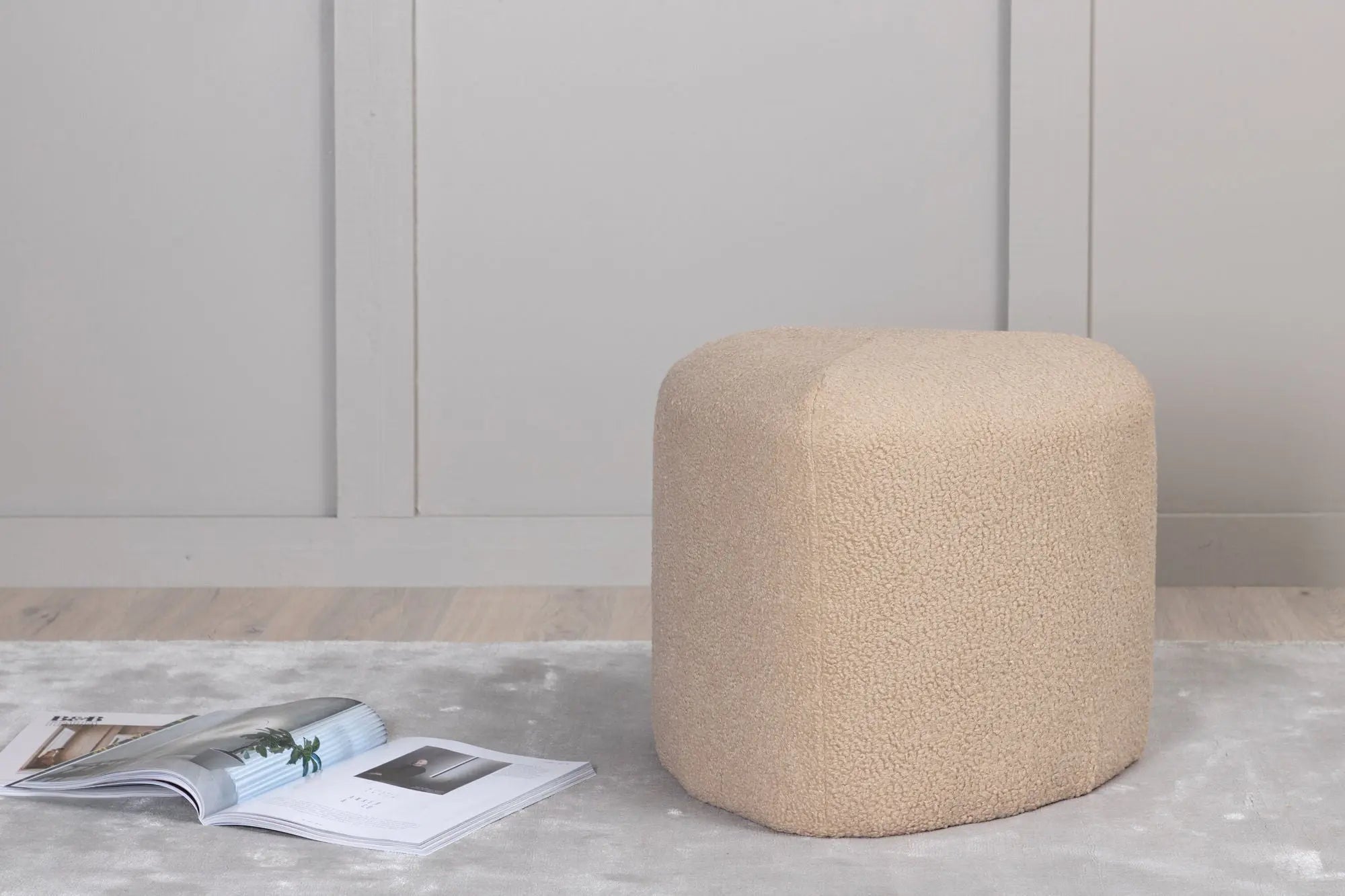 Pouf Peg - ø46 - Nounours en polyester
