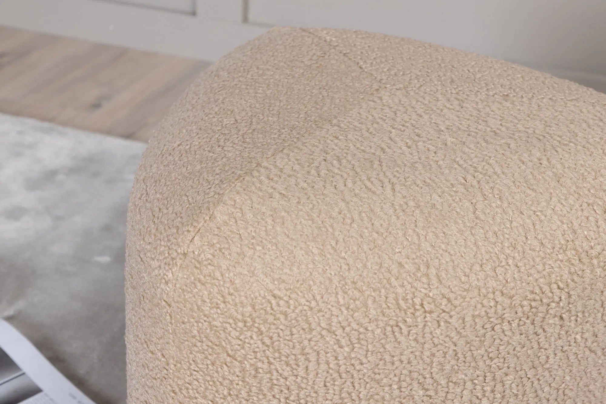 Pouf Peg - ø46 - Nounours en polyester